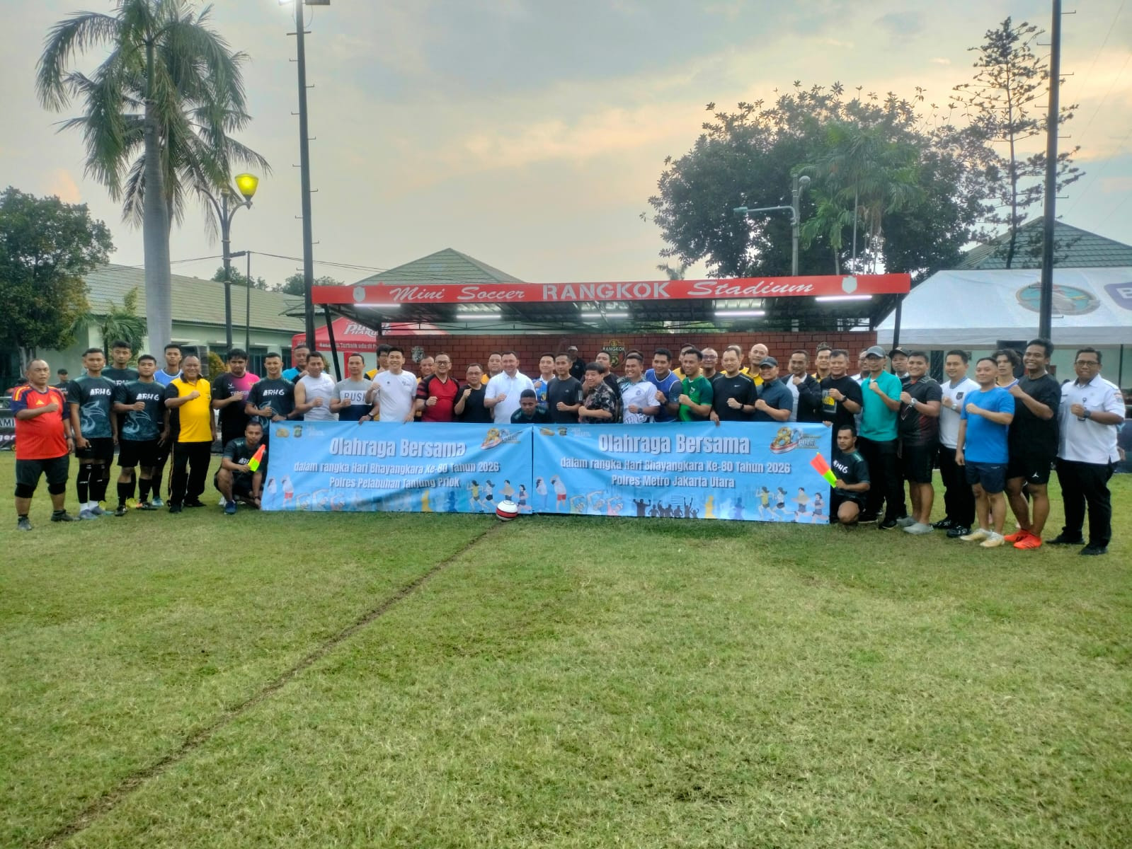 Forkopimko Jakarta Utara Gelar Olahraga Bersama Sambut HUT Bhayangkara ke-80, Perkuat Sinergitas Antarinstansi