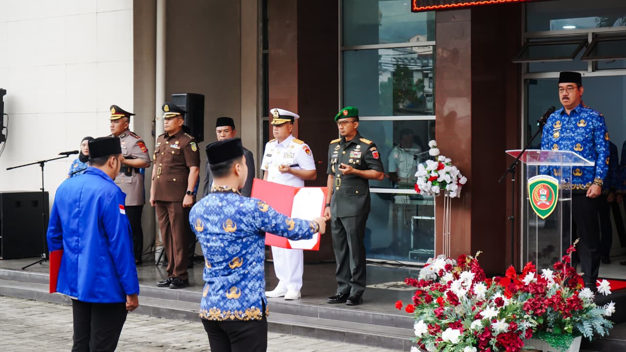 Pemuda Pemudi Bergerak Indonesia Bersatu, Dankodaeral IX Ambon Hadiri Upacara Peringatan Hari Sumpah Pemuda Ke-97 Provinsi Maluku