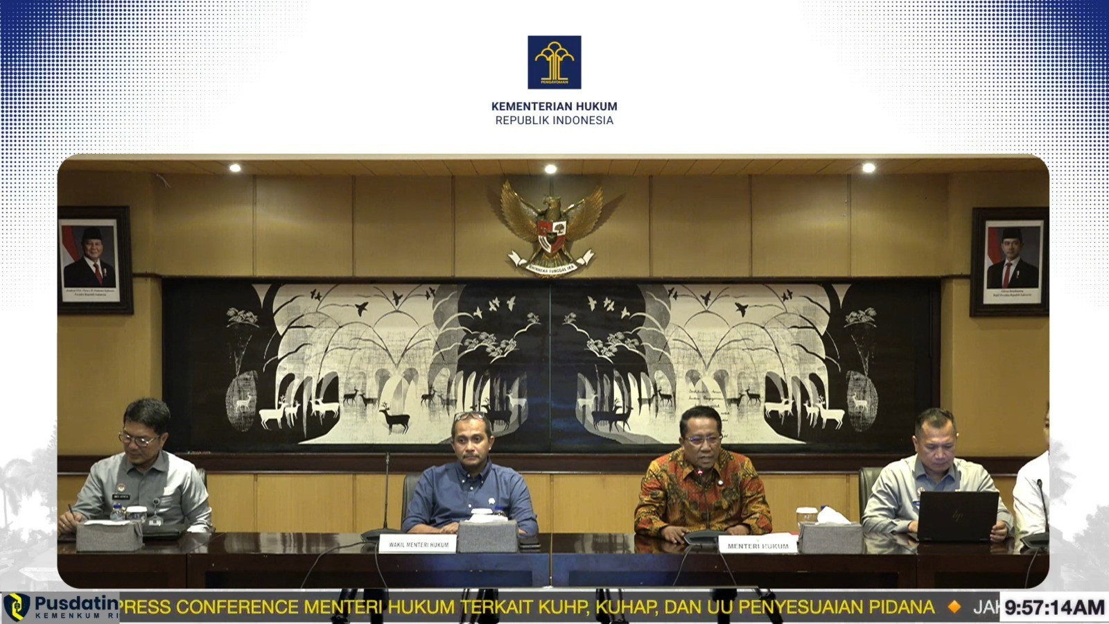 Menkum: Penyusunan KUHAP Libatkan Fakultas Hukum hingga Masyarakat Sipil Seluruh Indonesia