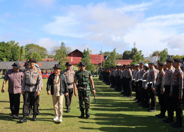 Siap Tanggulangi Karhutla, Polda Kalteng Gelar Apel Kesiapsiagaan Personel dan Sarpras Bersama TNI dan Stakeholder Terkait