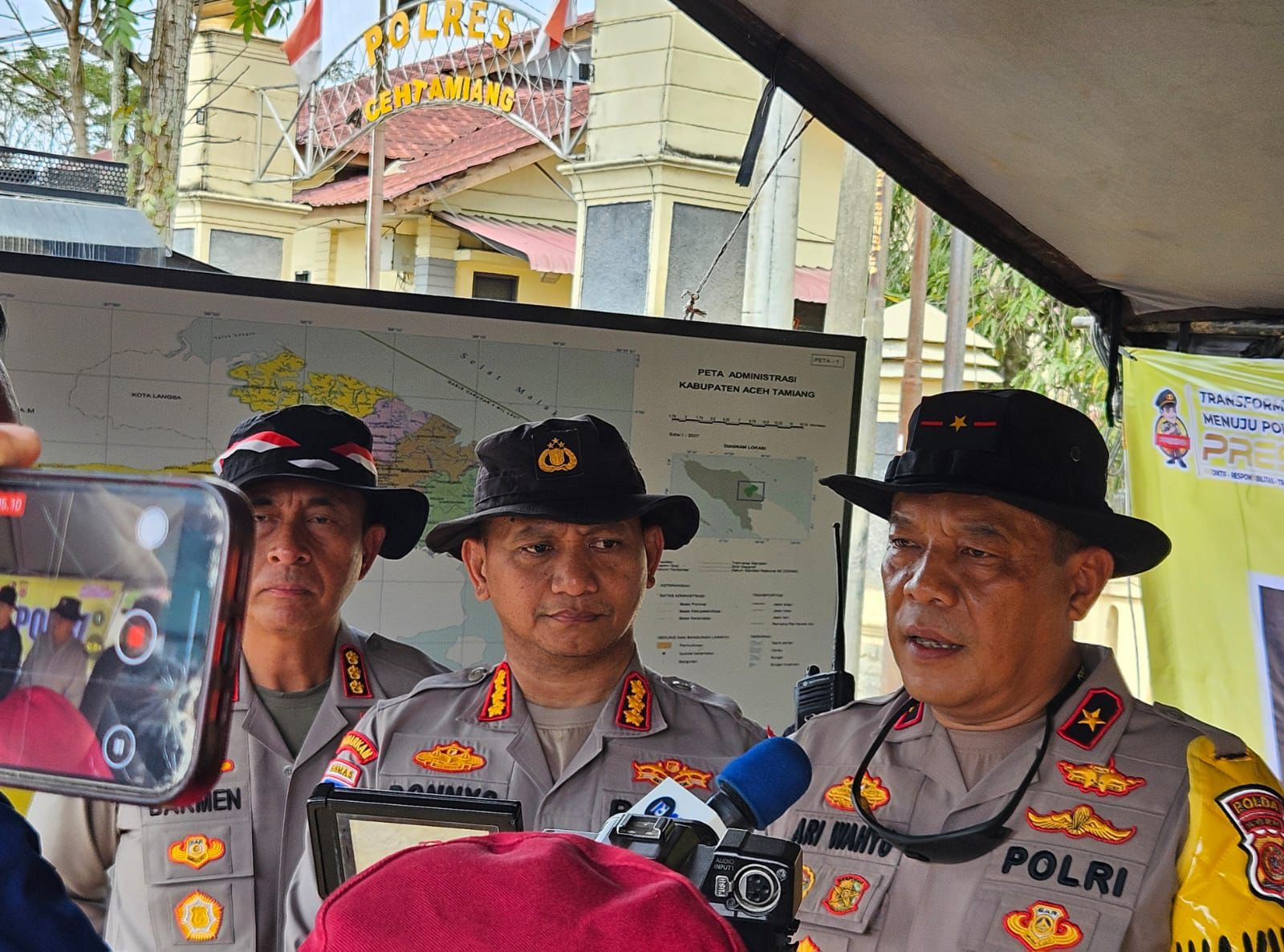 Pelayanan Polres Aceh Tamiang Tetap Berjalan di Posko Tanggap Darurat