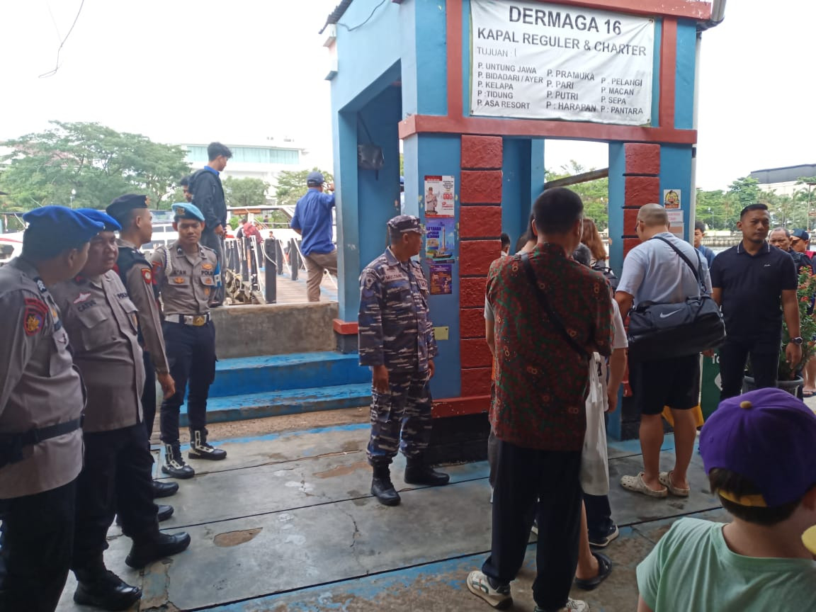 Kehadiran Polisi di Dermaga Marina Ancol Beri Rasa Aman bagi Penumpang Kepulauan Seribu