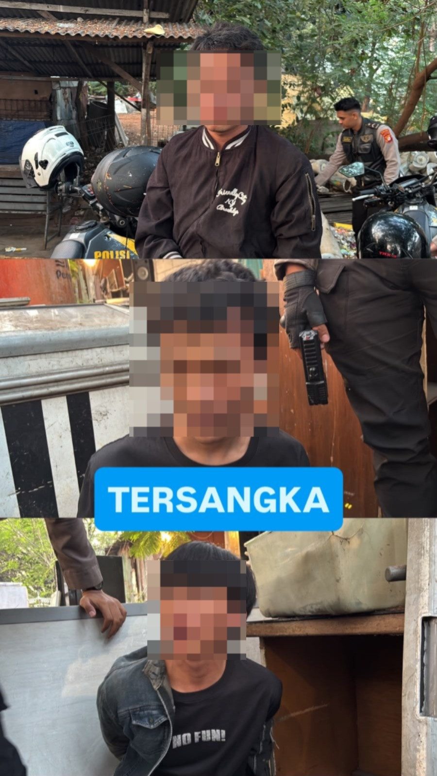Patroli Perintis Presisi Amankan Tiga Pemuda Diduga Terlibat Kejahatan Jalanan di Jakarta Timur