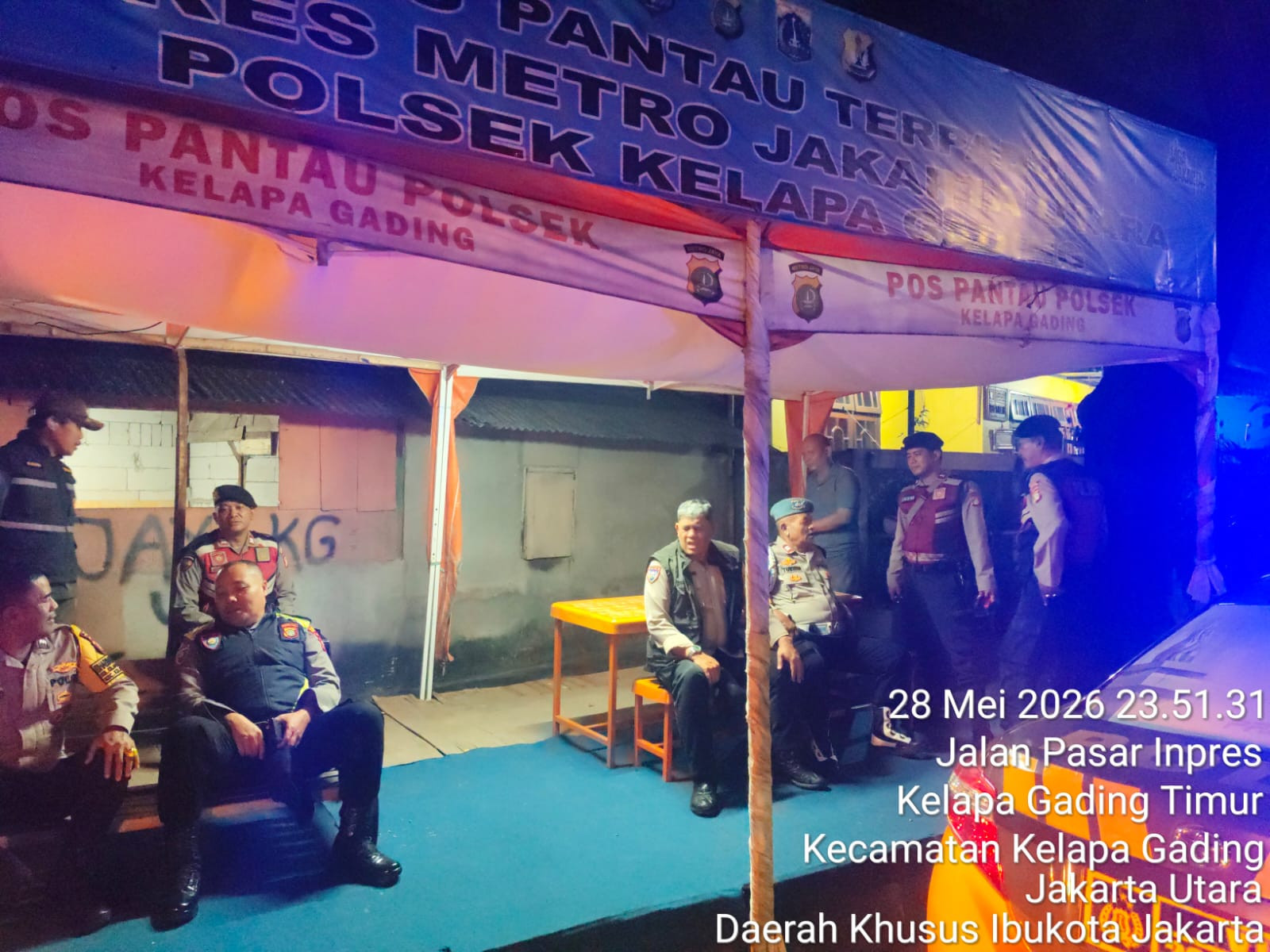 Polsek Kelapa Gading Intensifkan Patroli KRYD, Antisipasi Tawuran dan Balap Liar hingga Dini Hari
