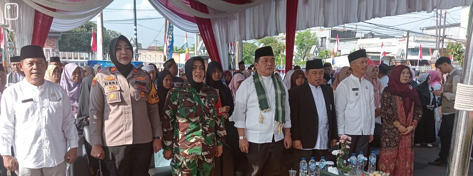 Kapolsek Dramaga Hadiri Pembukaan MTQ dan Pawai Ta’aruf, Ajak Masyarakat Jaga Kondusifitas Wilayah