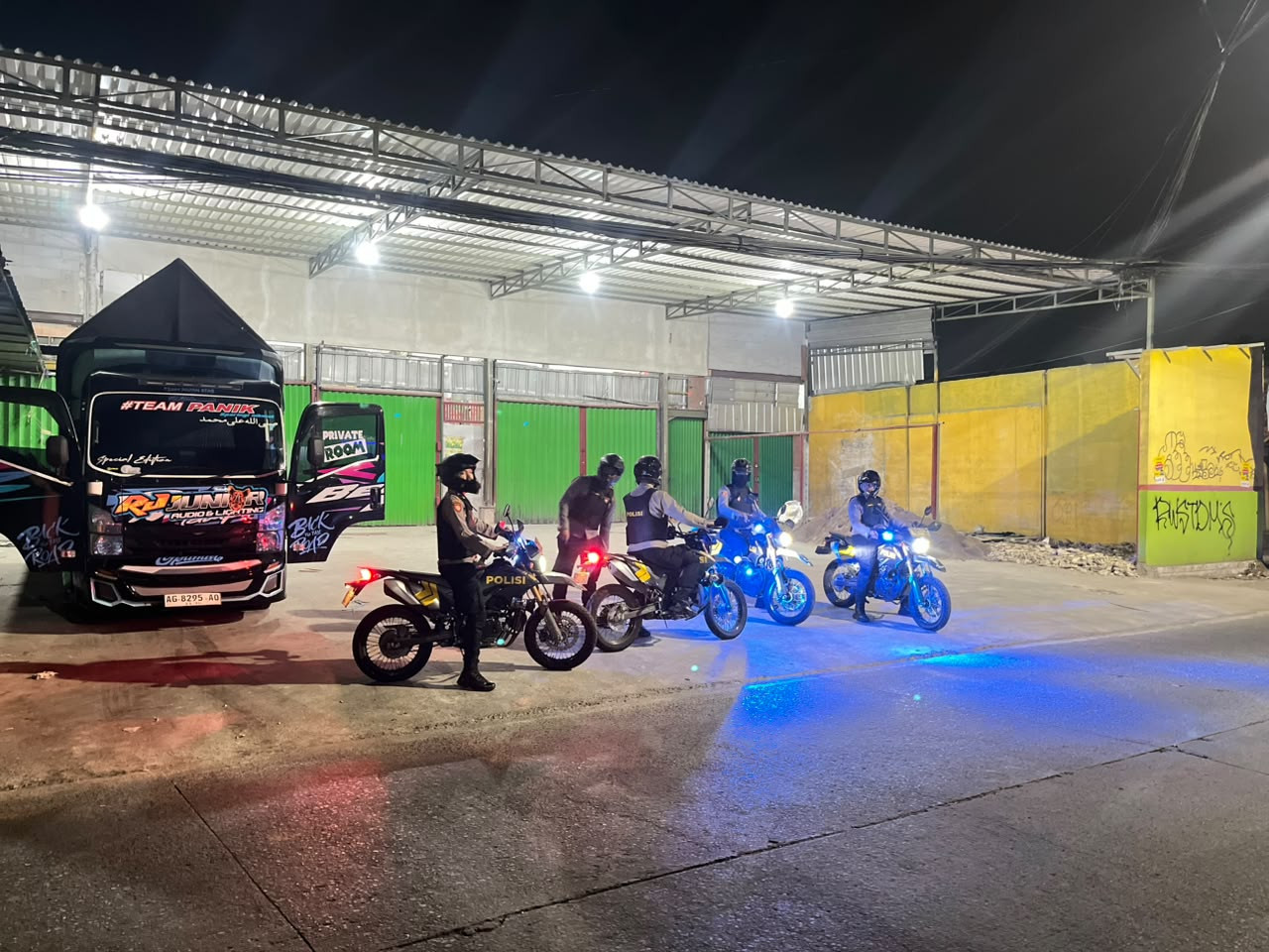 Tim 3 Kuda Nil Sat Samapta Polres Metro Bekasi Kota Sisir Zona Rawan Kejahatan Jalanan dan Tawuran