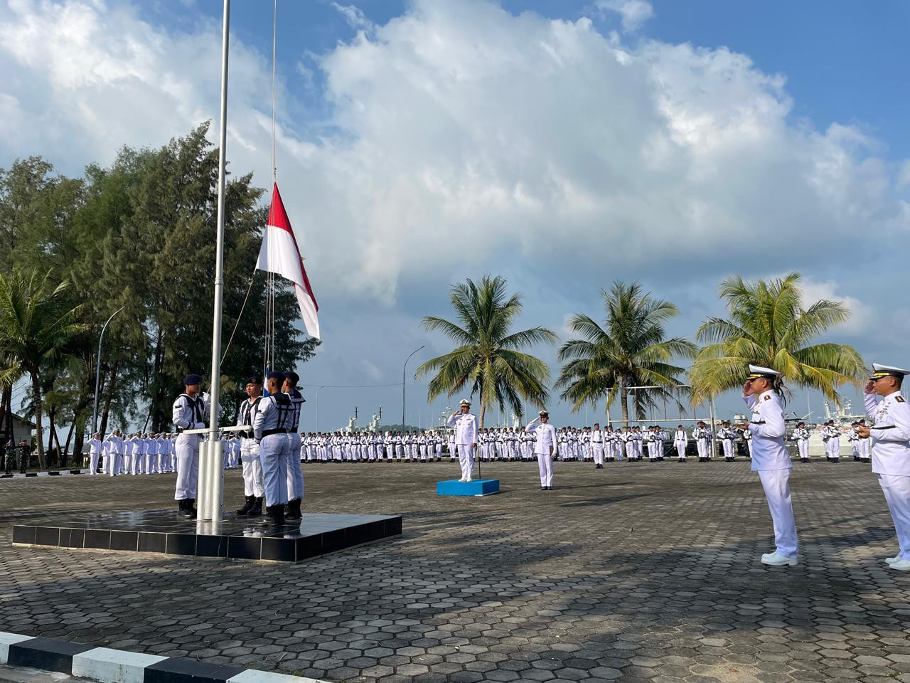 Prajurit Lanal Bintan Ikuti Upacara Peringatan Hari Lahir Pancasila Tahun 2026