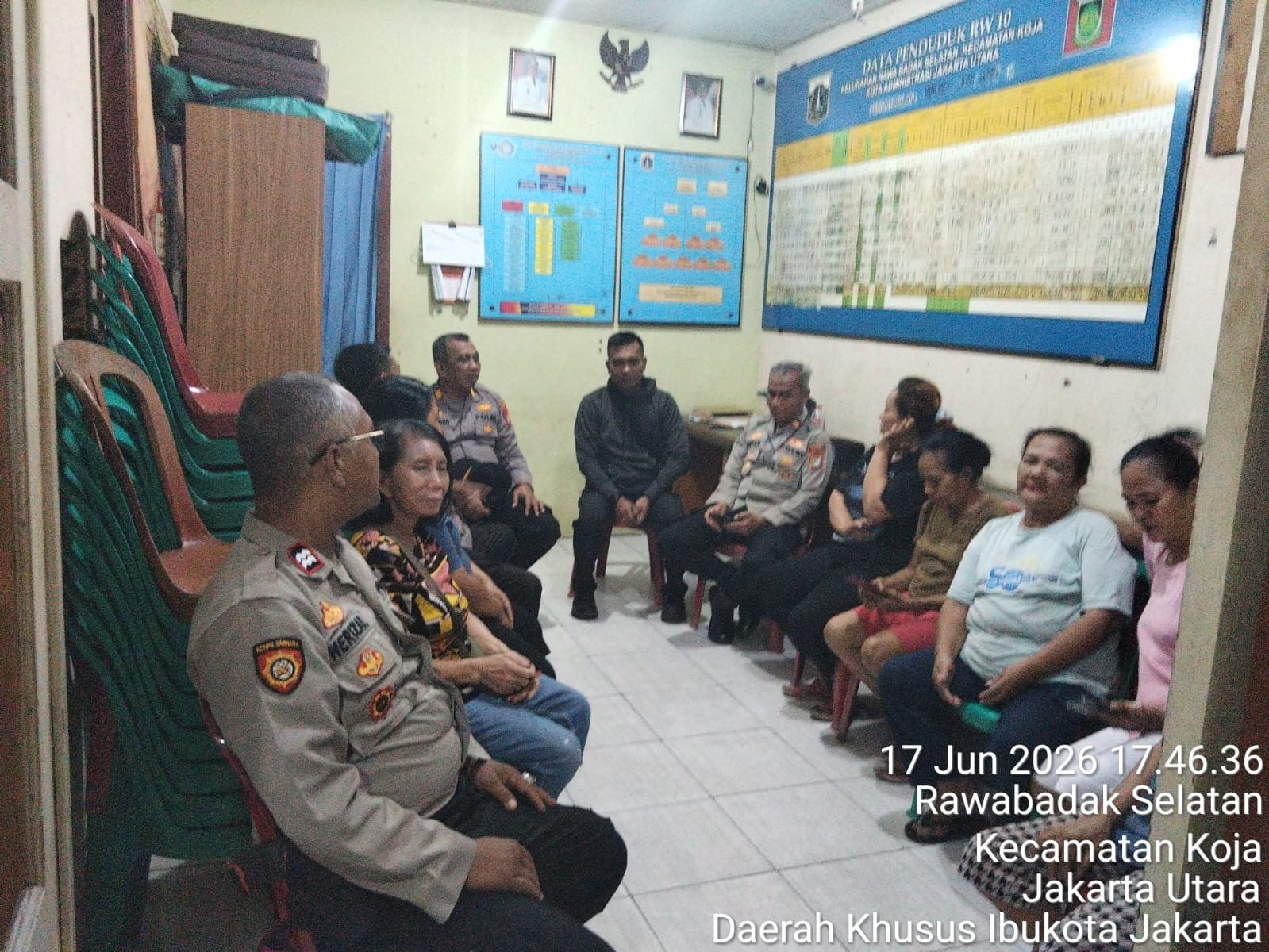 Polsek Koja Ajak Warga Perkuat Keamanan Lingkungan Melalui Program Jaga Jakarta On The Spot