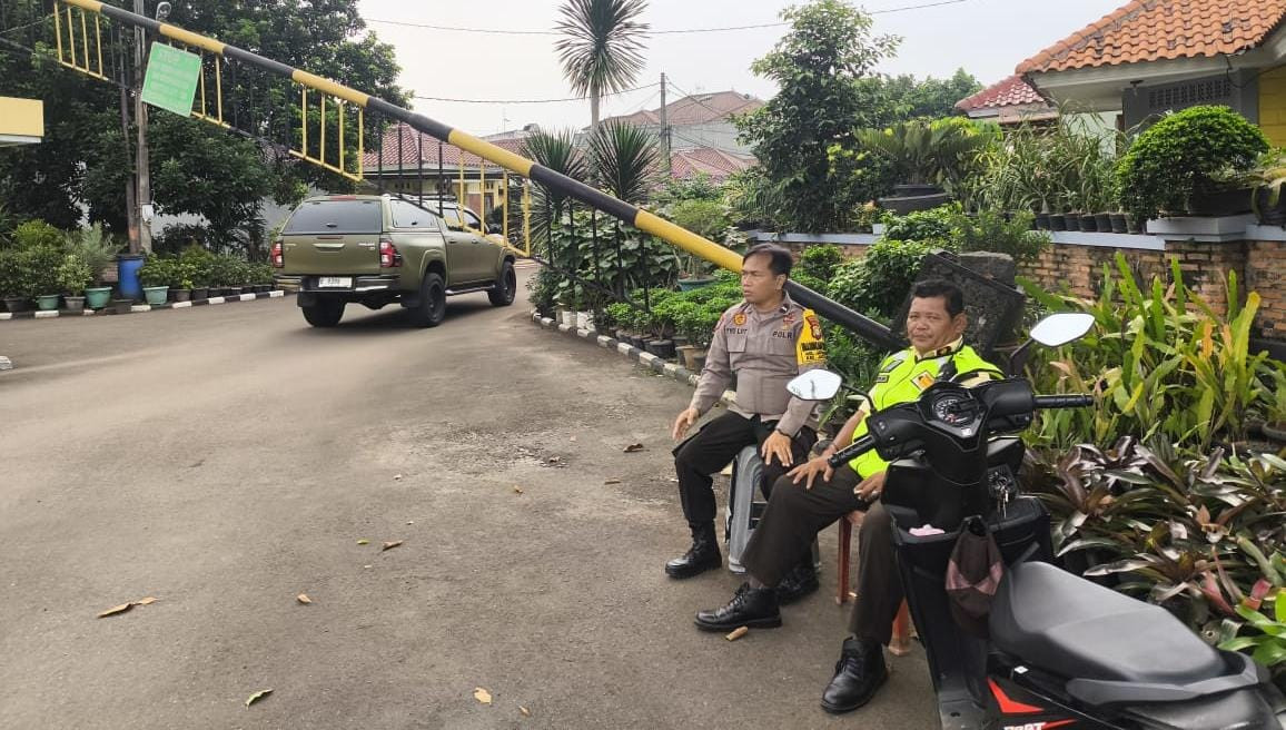 Kunjungan Kamtibmas Pos Security  Taman Buana Persada Kelurahan Jatikramat