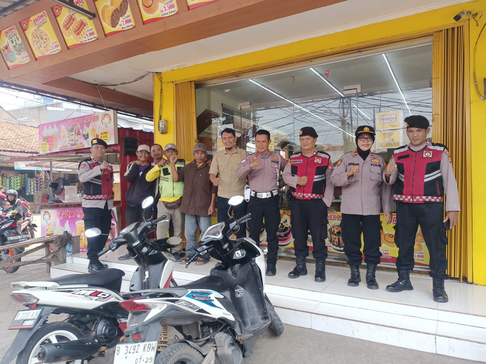 PATROLI SKALA SEDANG ANTISIPASI GUANTIBMAS DI WILAYAH HUKUM POLSEK BANTARGEBANG