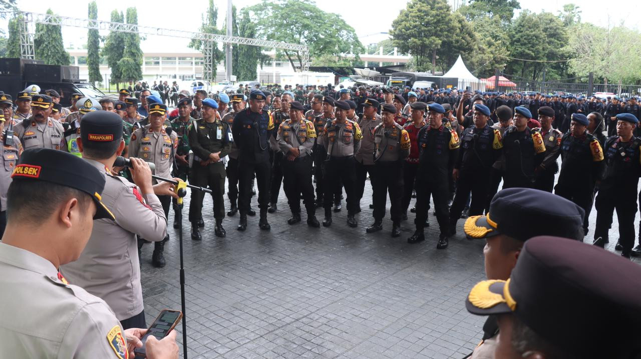 1.876 Personel Gabungan Siap Memberikan Pelayanan pada Laga Persija Jakarta vs Persijap Jepara