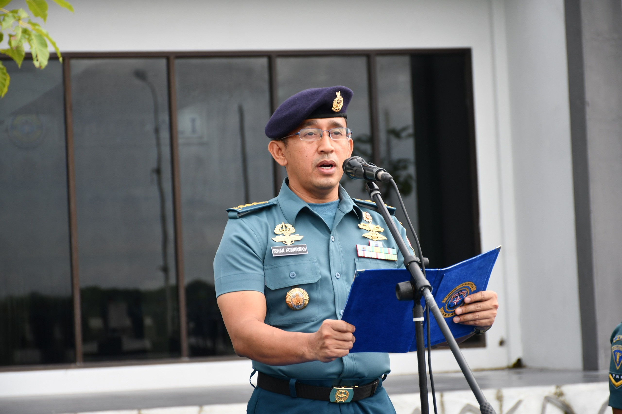 Pupuk Jiwa Nasionalisme, Lantamal I Laksanakan Upacara Bendera 17-an