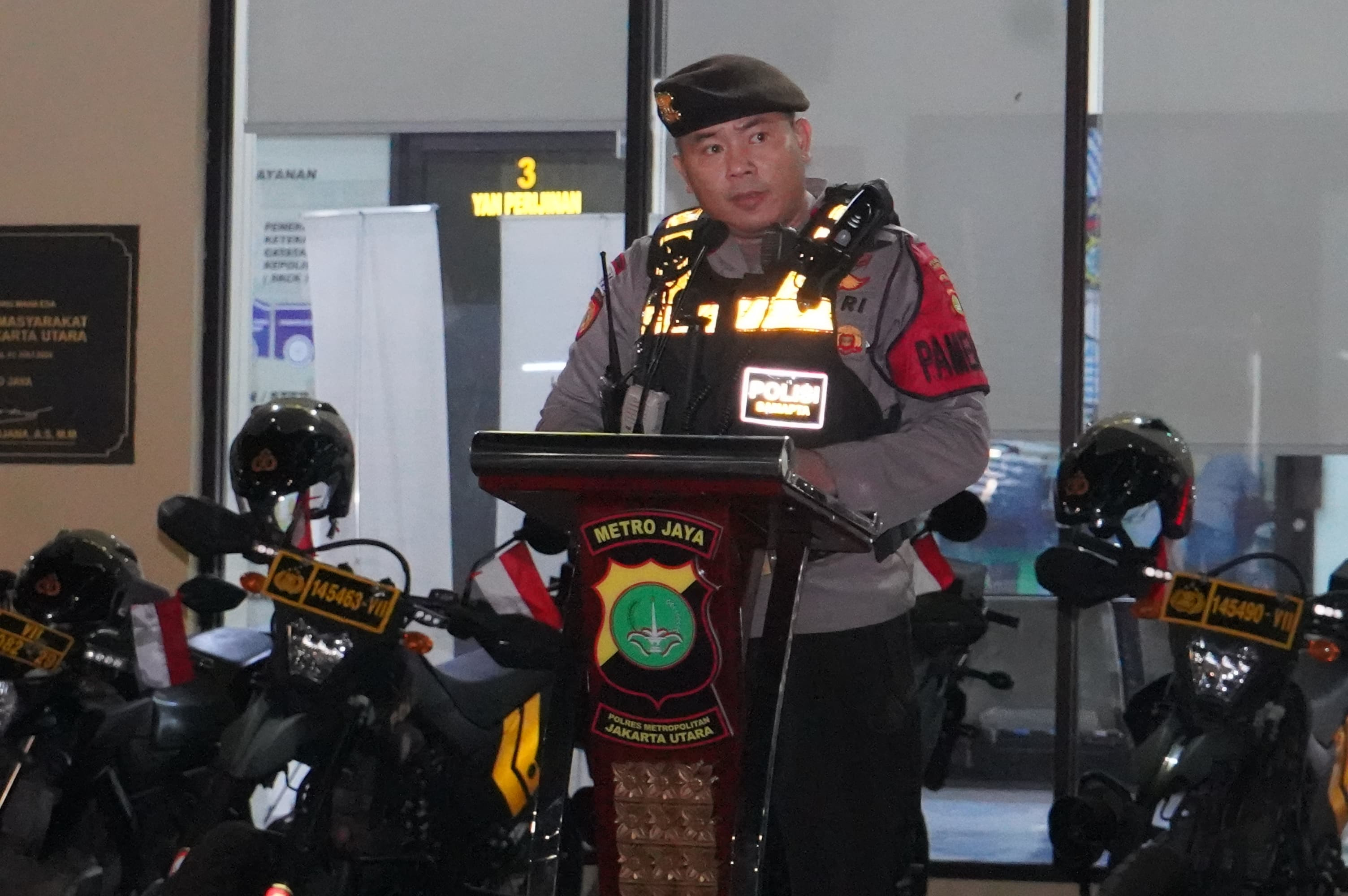 Polres Metro Jakarta Utara Gelar Apel KRYD, Perkuat Antisipasi Gangguan Kamtibmas
