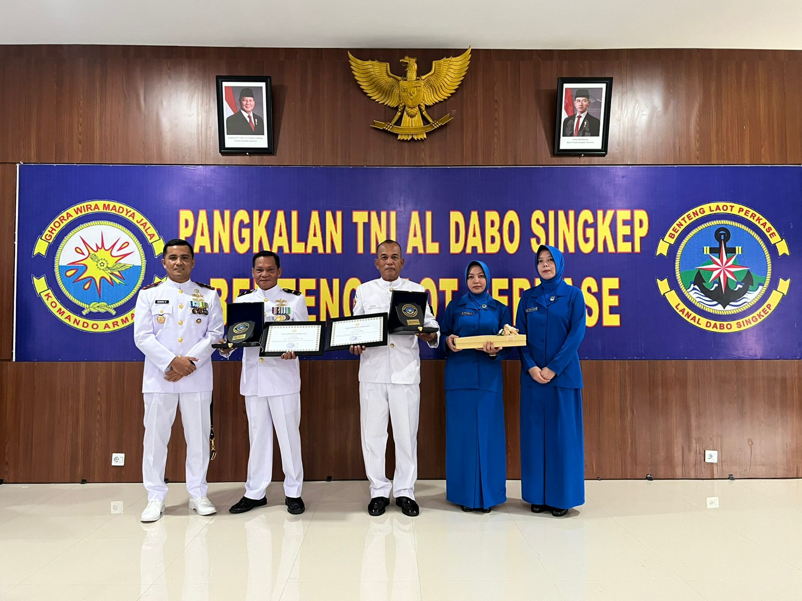 Komandan Lanal Dabo Singkep Beri Penghormatan Terakhir Untuk Prajurit Terbaik Benteng Laot Perkase