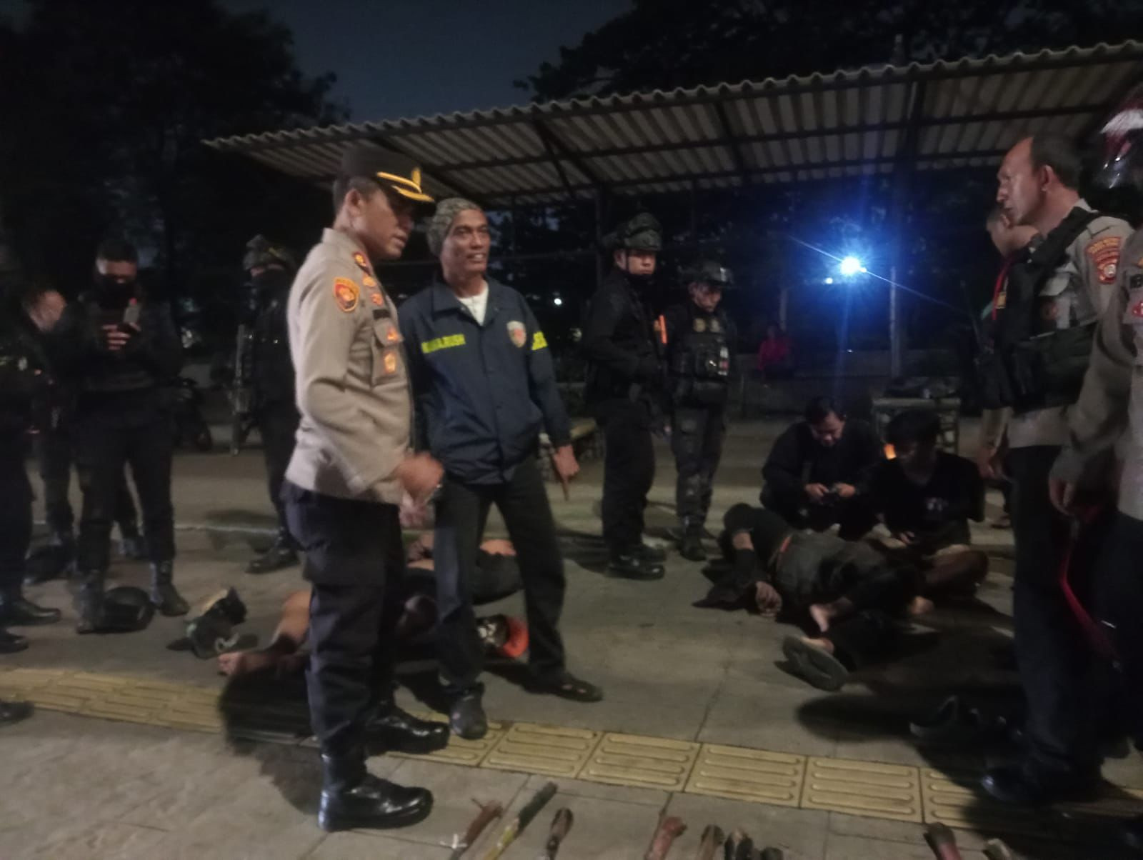 Polsek Koja Gelar Razia Dini Hari, Motor Tanpa Dokumen Diamankan