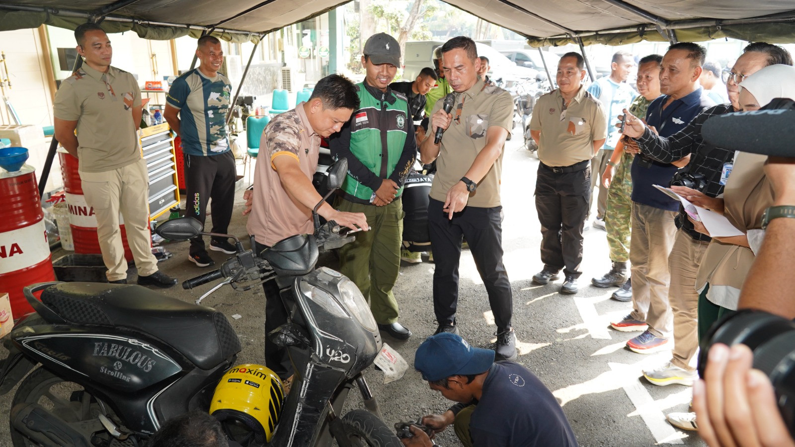 Kodam Jaya Gelar Hit & Eat, Berbagi Kebahagiaan Bersama Warga Jakarta