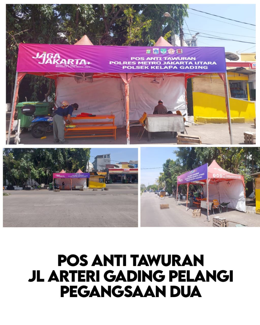 Polsek Kelapa Gading Dirikan Pos Anti Tawuran, Cegah Konflik Warga dan Remaja