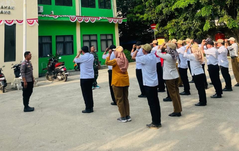 Sinergitas TNI–Polri dan ASN di Medansatria Latih PBB Sambut HUT RI ke-80