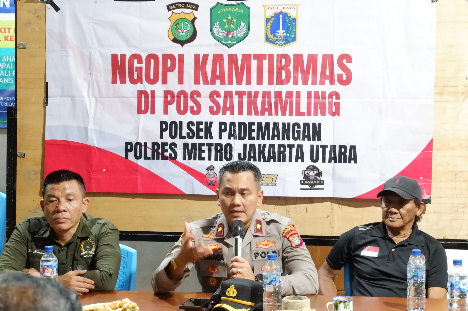 Ngopi Kamtibmas Polsek Pademangan, Membangun Keakraban, Menjaga Keamanan