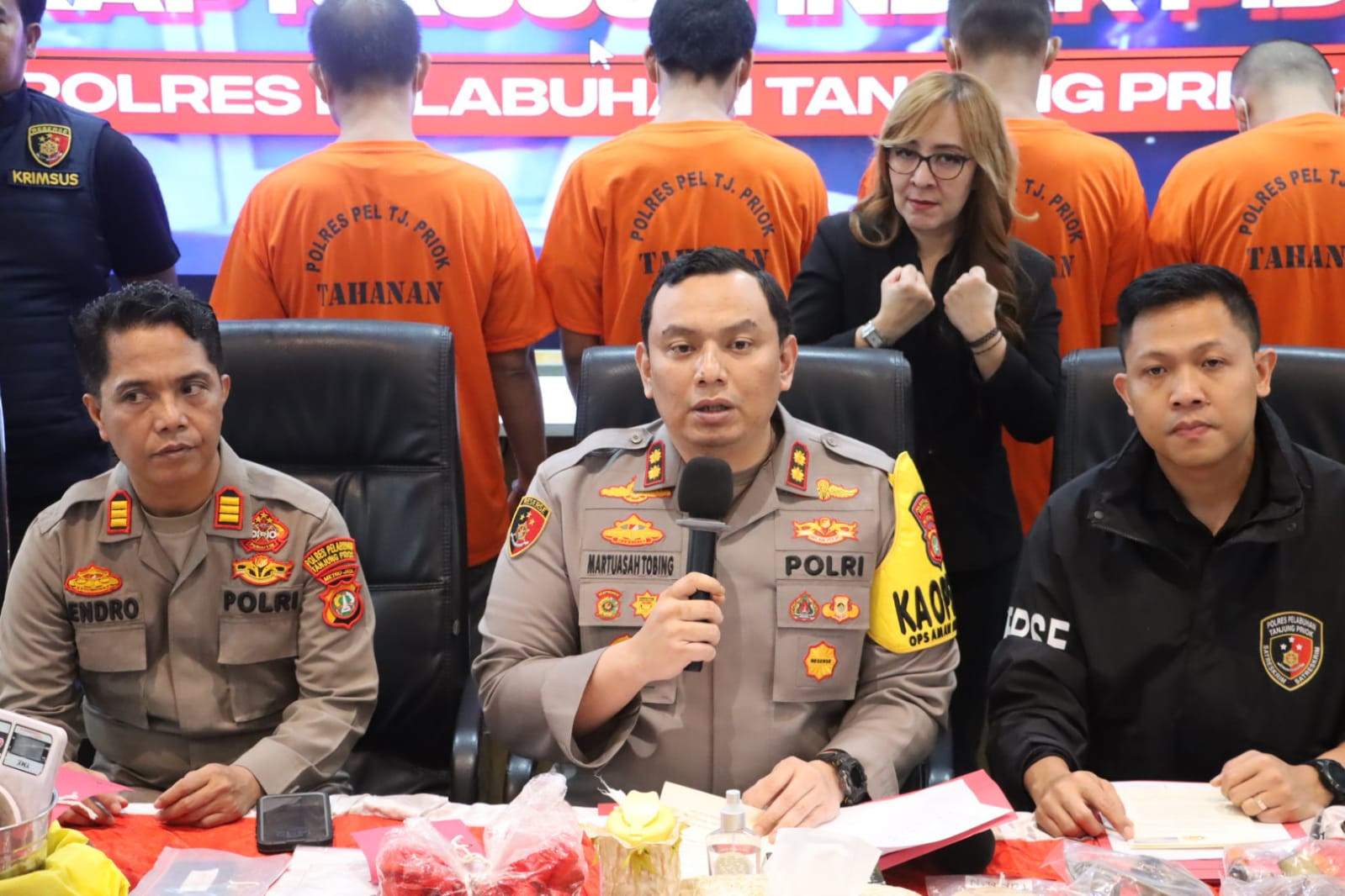 Dukung Asta Cita, Polres Priok ungkap Penyalahgunaan 3 Kg Gas Bersubsidi ke 557 Tabung Portable