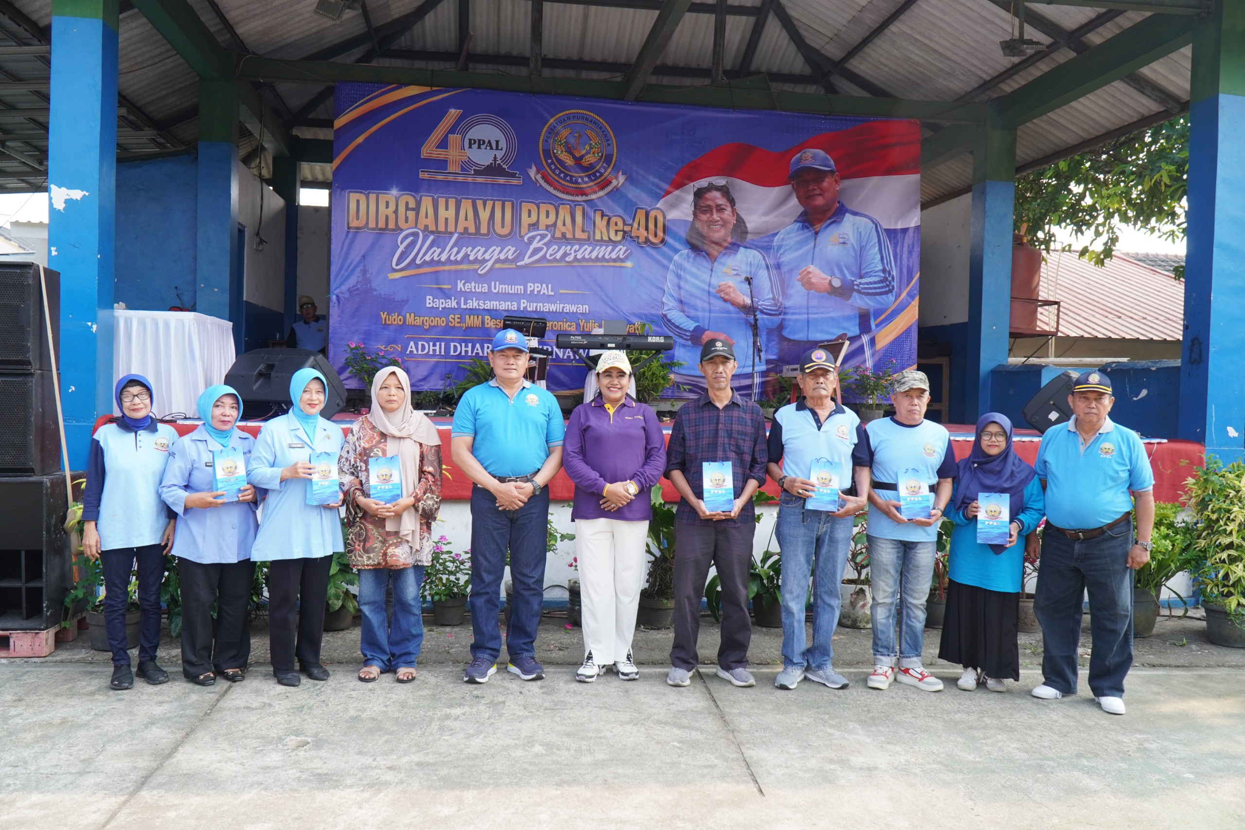 Semarak HUT Ke-40, PPAL Gelar Olahraga Bersama Rayon Depok Pererat Silaturahmi dan Kebersamaan