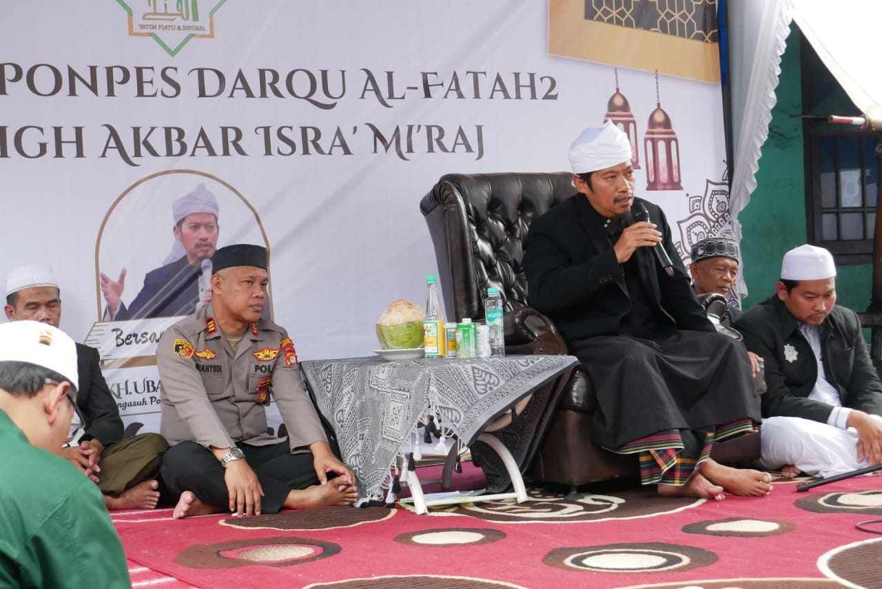 Waka Polsek Pademangan Hadiri Tabligh Akbar dan Peresmian Ponpes Darqu Al Fatah 2