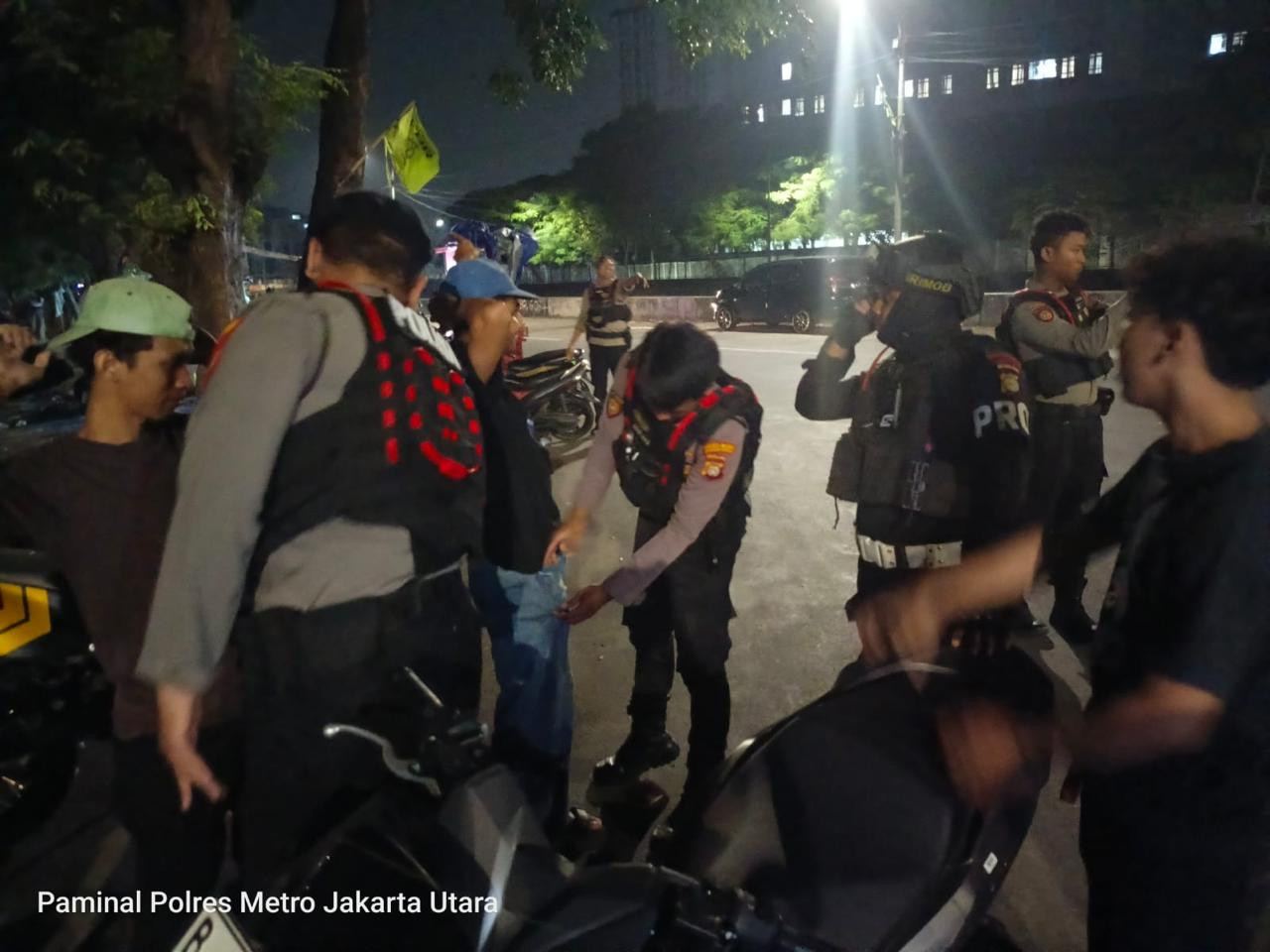 Razia Stasioner dan Patroli Mobile di Danau Sunter Selatan, Polisi Pastikan Jakarta Utara Aman dari Gangguan Kamtibmas