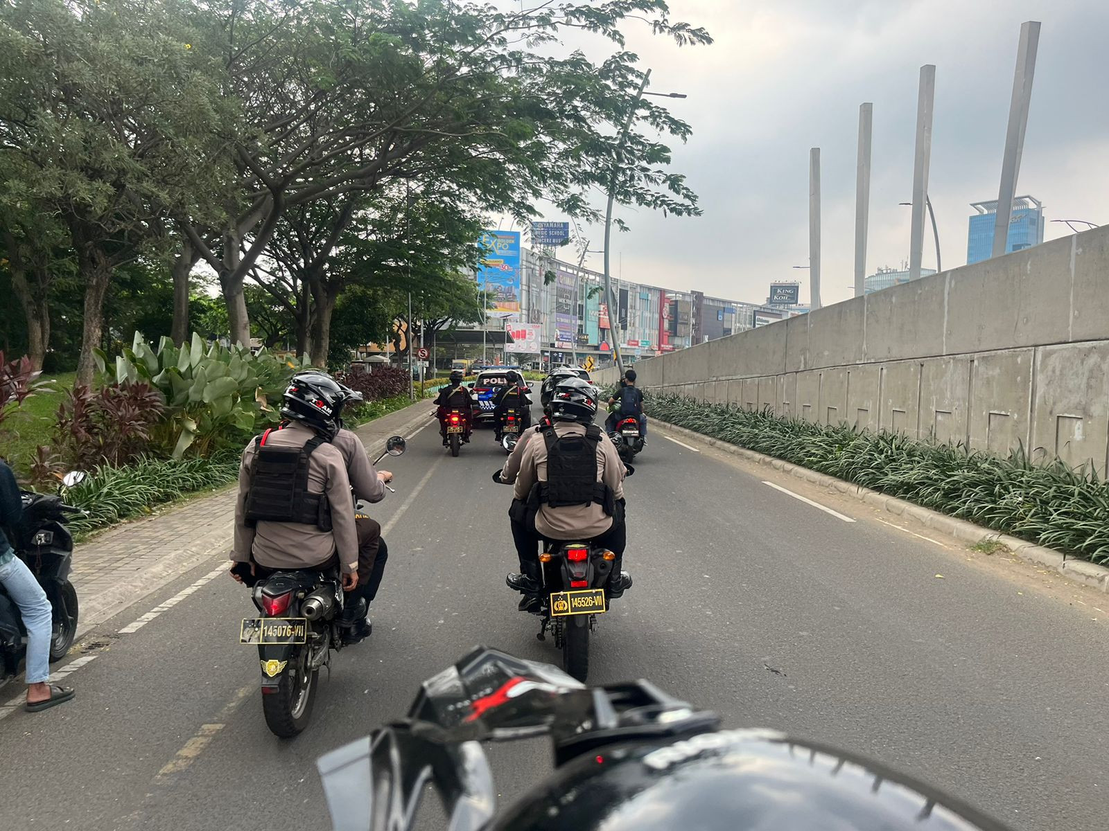 Antisipasi Kejahatan, Polres Metro Bekasi Kota Gelar Patroli Skala Sedang