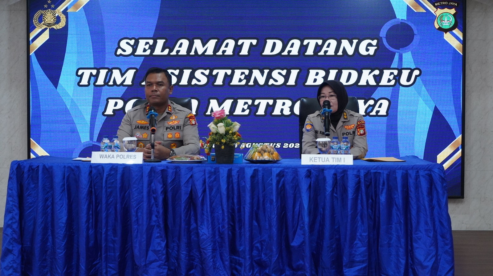Wakapolres Jakut Terima Kunjungan Tim Asistensi Bidkeu Polda Metro Jaya, Bahas Transparansi Anggaran