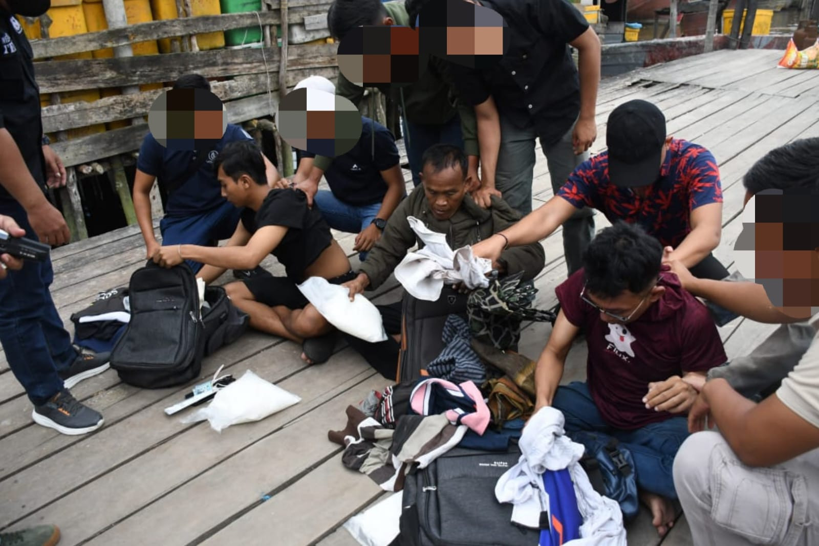 TNI AL Gagalkan Penyelundupan 4,5 Kg Sabu di Perairan Asahan