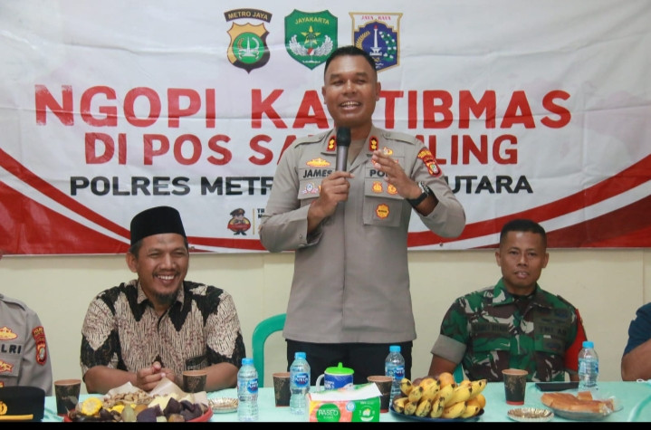 Polres Metro Jakarta Utara Gelar "Ngopi Kamtibmas" Bersama Warga Kampung Bahari: Pererat Silaturahmi dan Perangi Narkoba