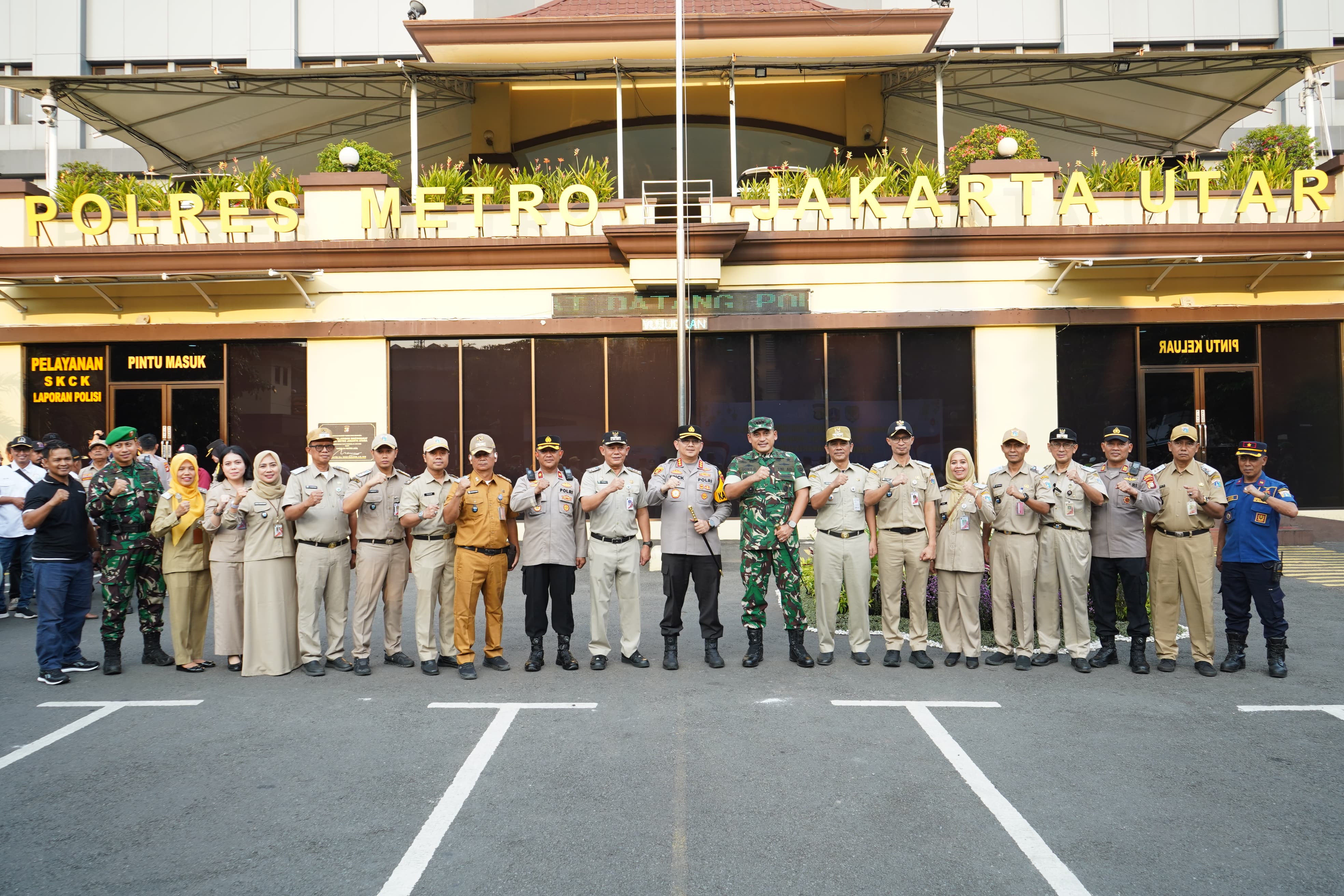 Apel Pengamanan Malam Takbir Idul Fitri 1447 H, Polres Metro Jakarta Utara Pastikan Situasi Aman Kondusif