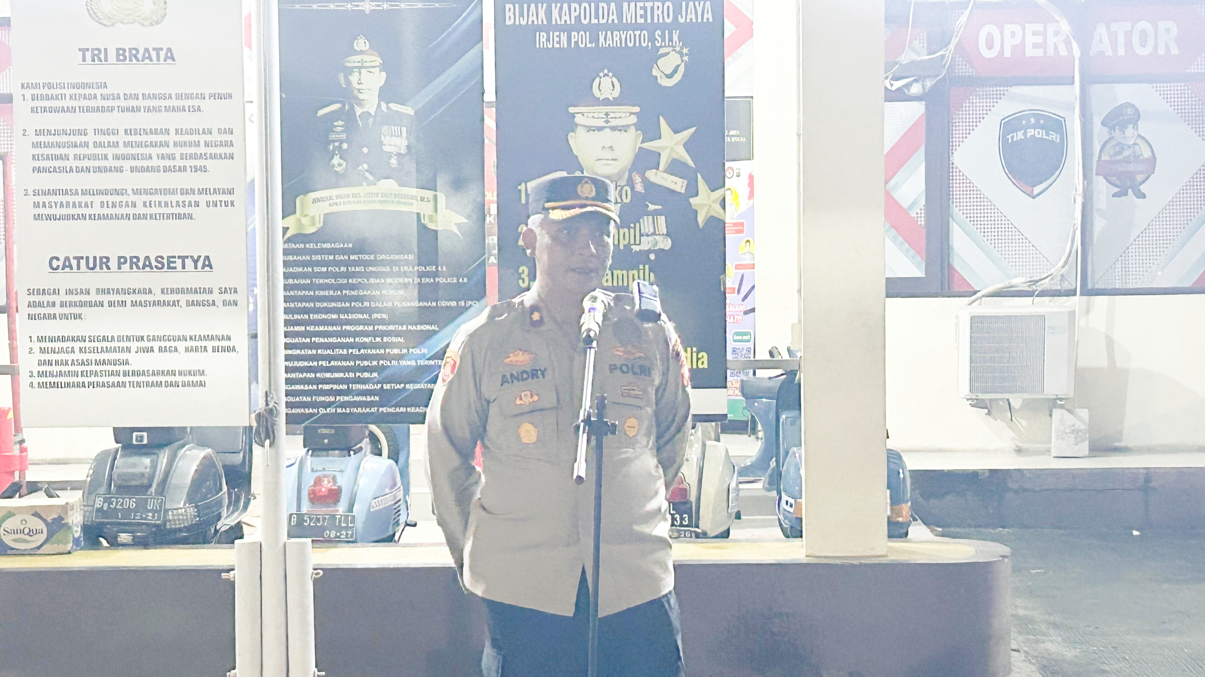 Polsek Koja Gelar Apel KRYD, Tegaskan Komitmen Cegah Tawuran dan Kejahatan Jalanan