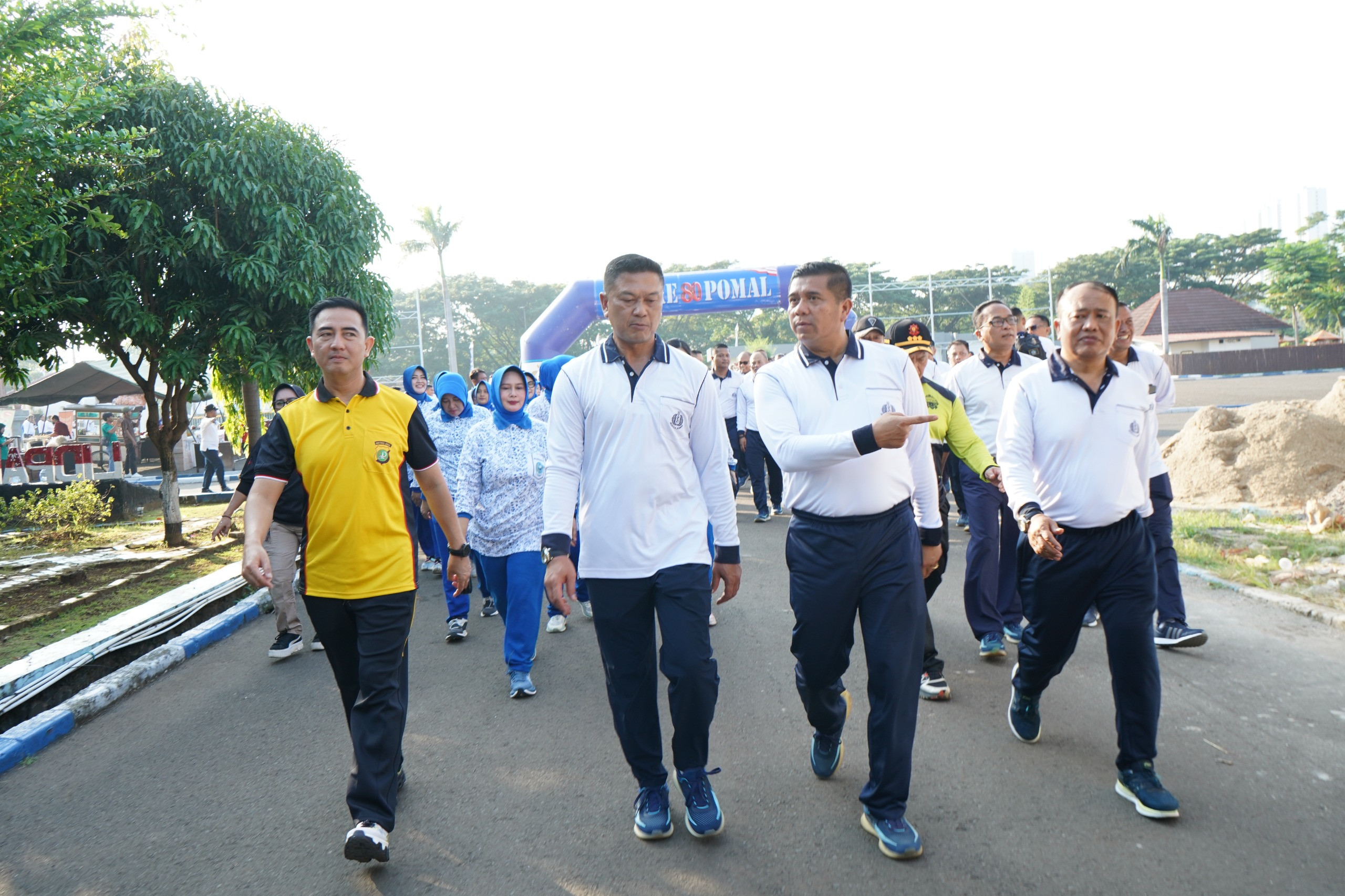 Sinergi TNI AL dan Polri, HUT ke-80 Puspomal Diwarnai Olahraga Bersama dan Panggung Prajurit