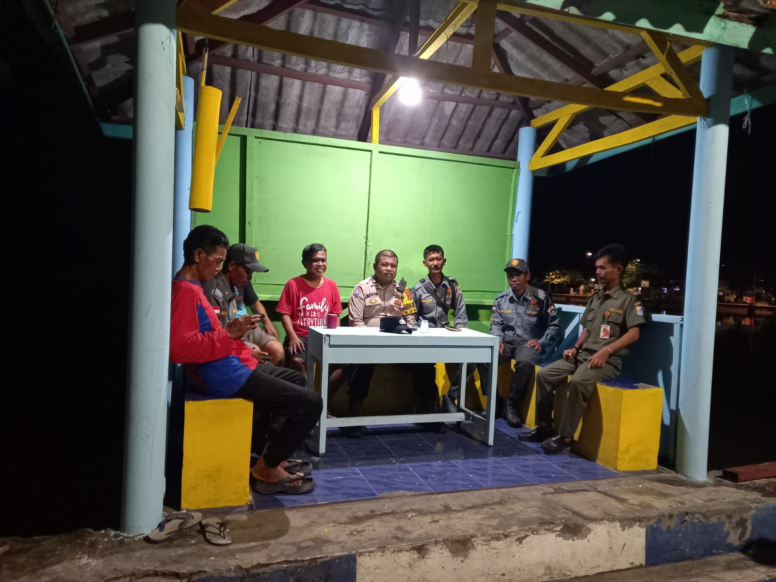 Patroli Malam Aman Nusa I 2025, Polsek Kepulauan Seribu Utara Bersama TNI dan Stakeholder Jaga Keamanan