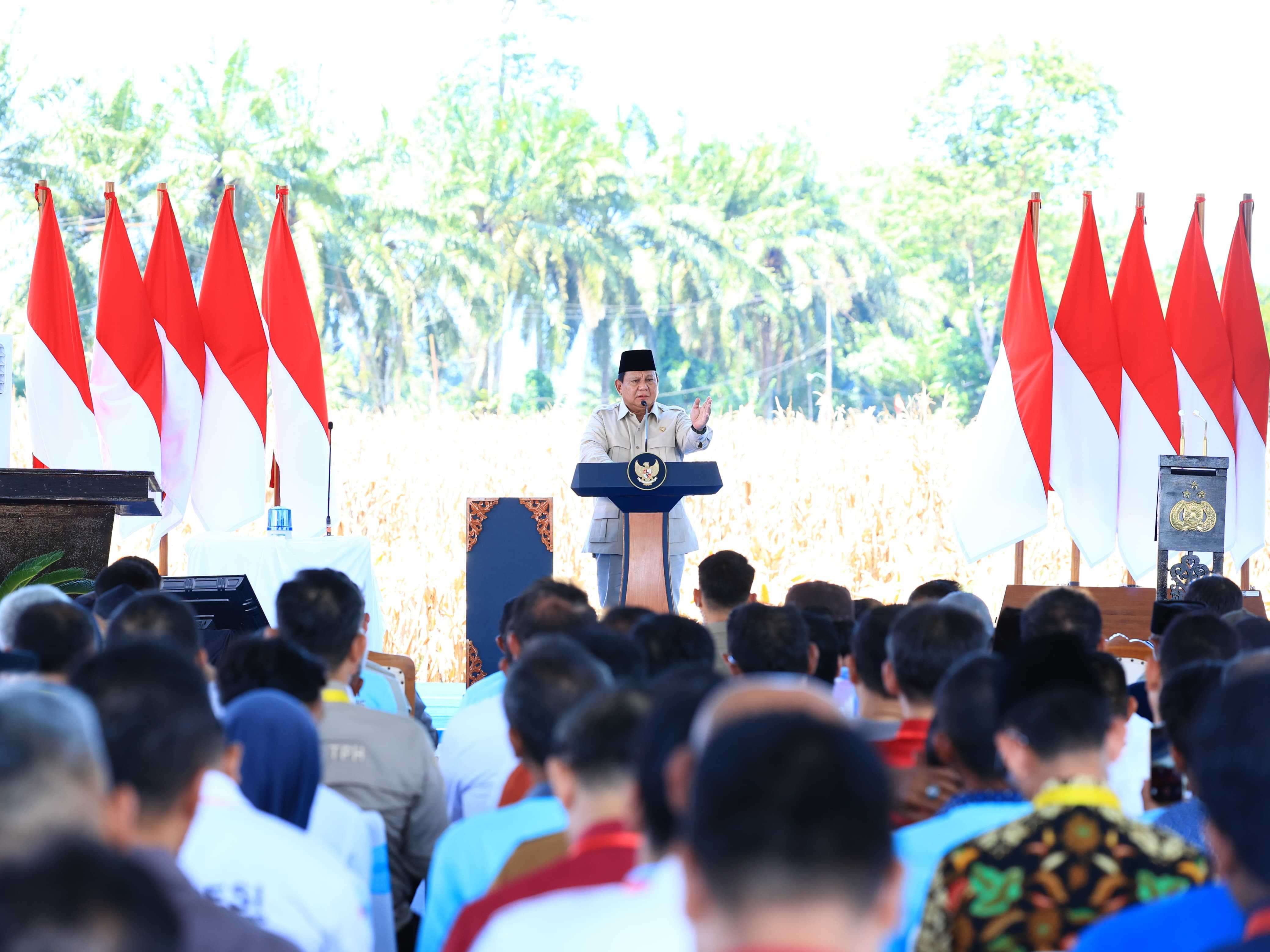 Presiden Prabowo Senang Kapolri dan Jajaran Turut Sukseskan Swasembada Pangan