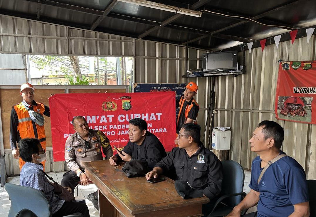 Polsek Pademangan Gelar Jumat Curhat, Serap Aspirasi Warga dan Sampaikan Pesan Kamtibmas