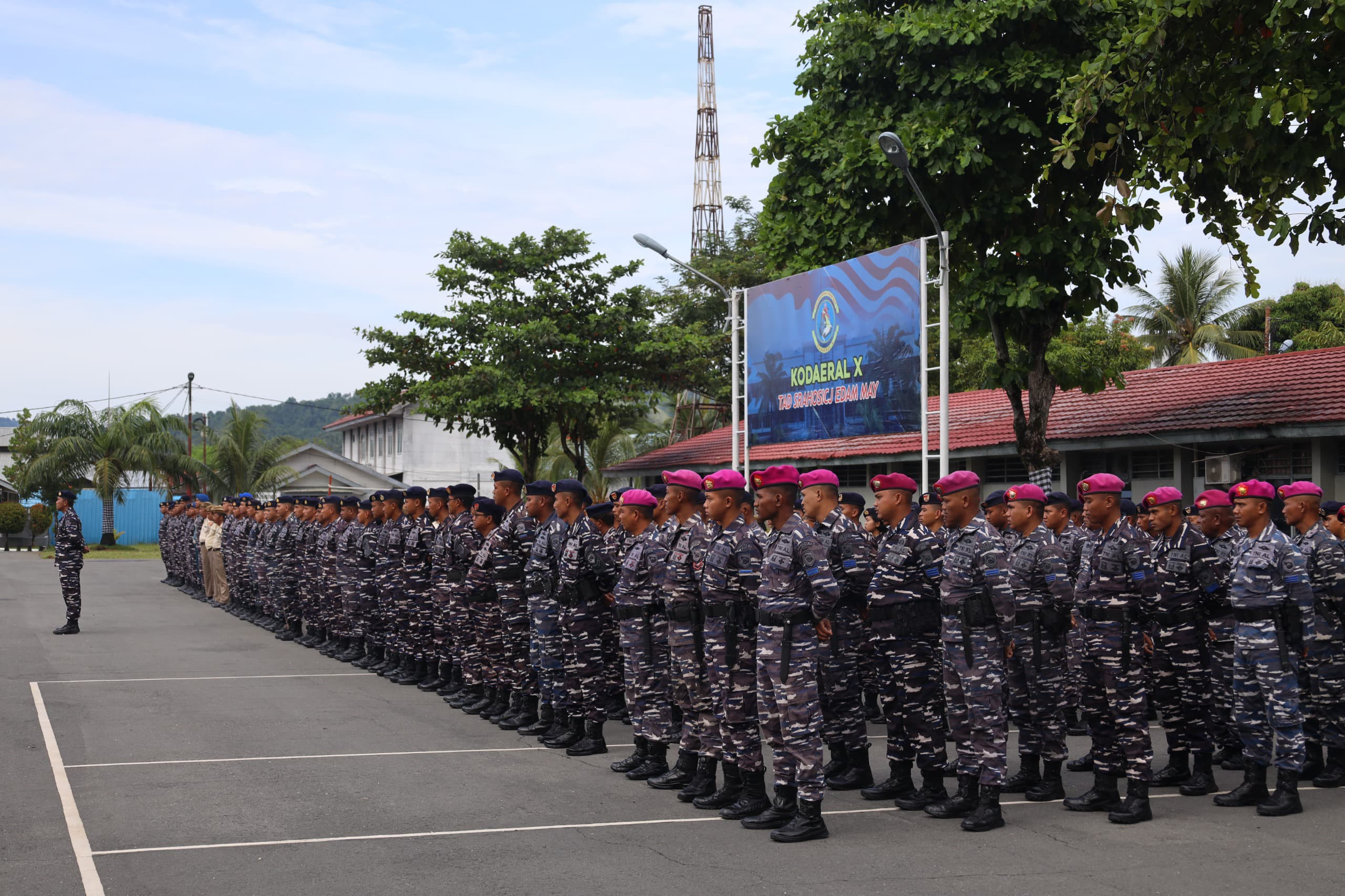 Semangat Sehat dan Semangat Pengabdian, Kodaeral X Peringati  Hari Kesehatan TNI AL 2025