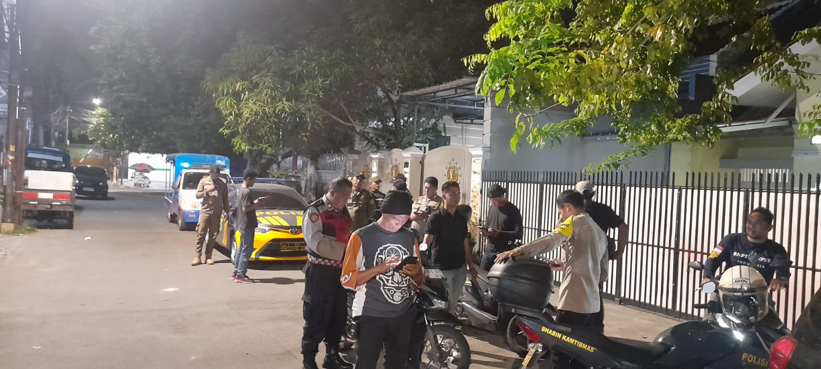 Polsek Koja Amankan 7 Orang Saat KRYD, Terlibat Judi di Tugu Utara