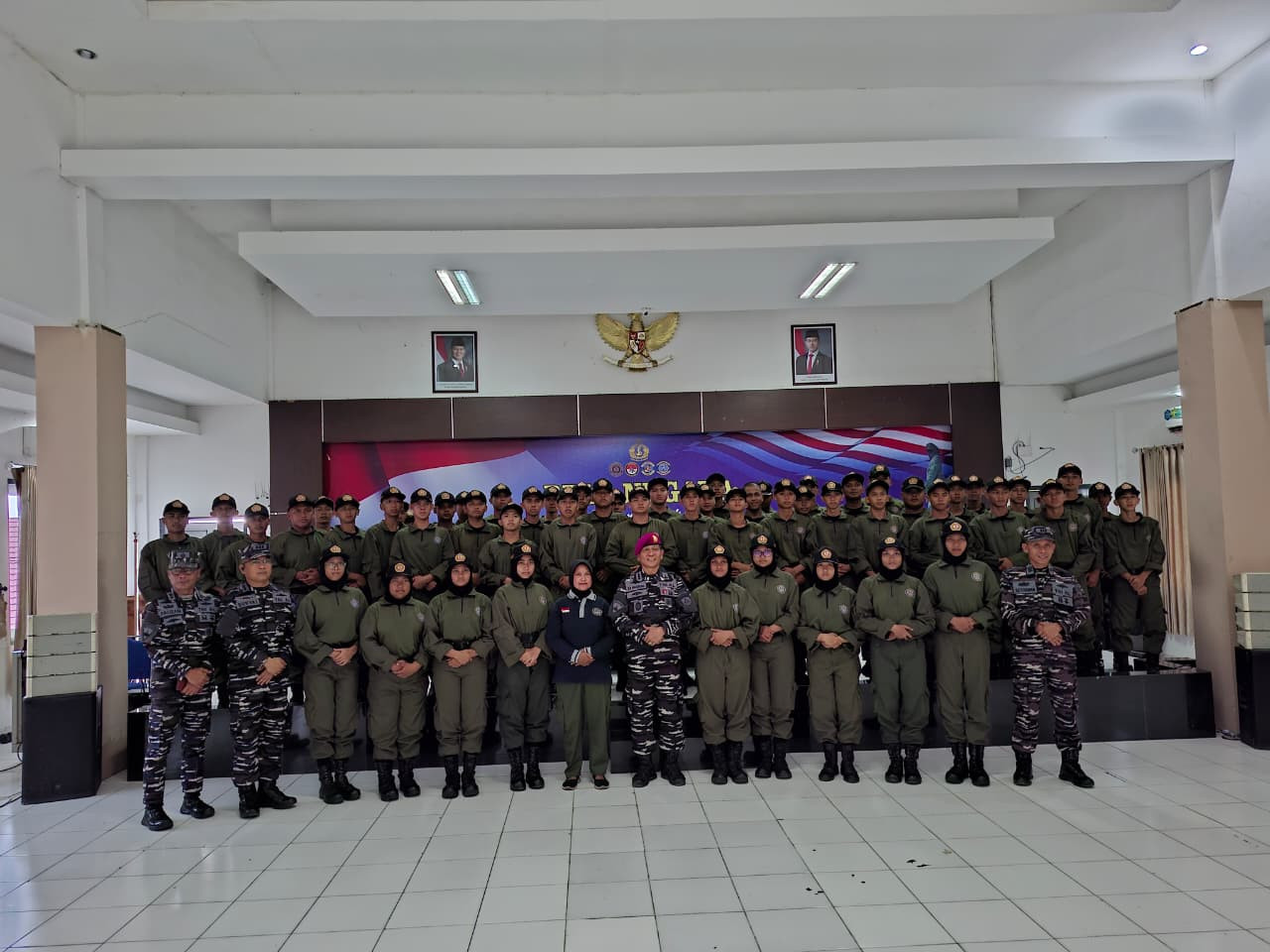 TNI AL Gelar Sosialisasi Bela Negara Kepada Taruna/Taruni Akademi Maritim Nusantara Banjarmasin