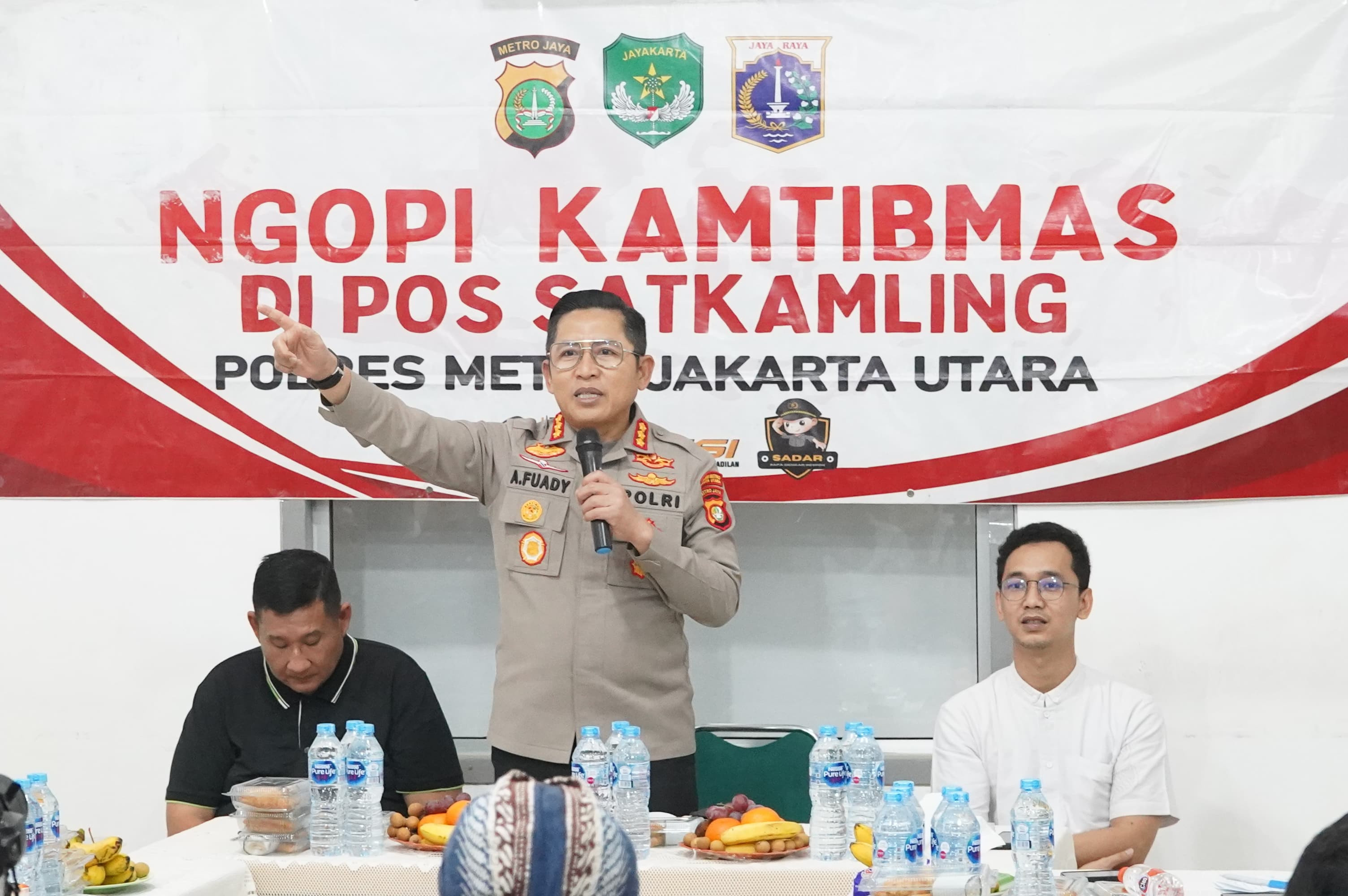 Ngopi Kamtibmas  Kapolres Metro Jakarta Utara: Warga Sunter Agung Suarakan Aspirasi Soal Keamanan