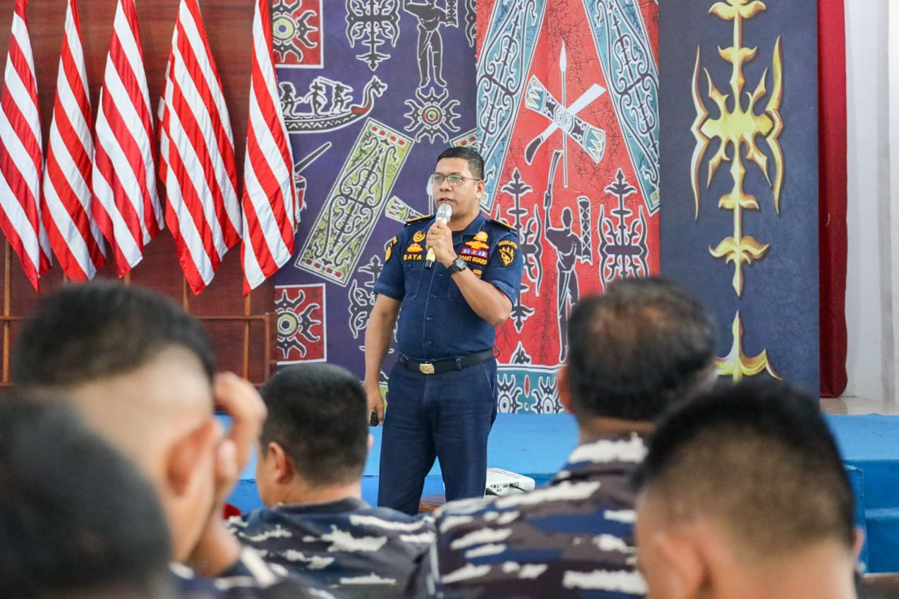 Lantamal IX Laksanakan Penataran dan Pembekalan Materi Kepada Pelaku Latihan SAR TA. 2025