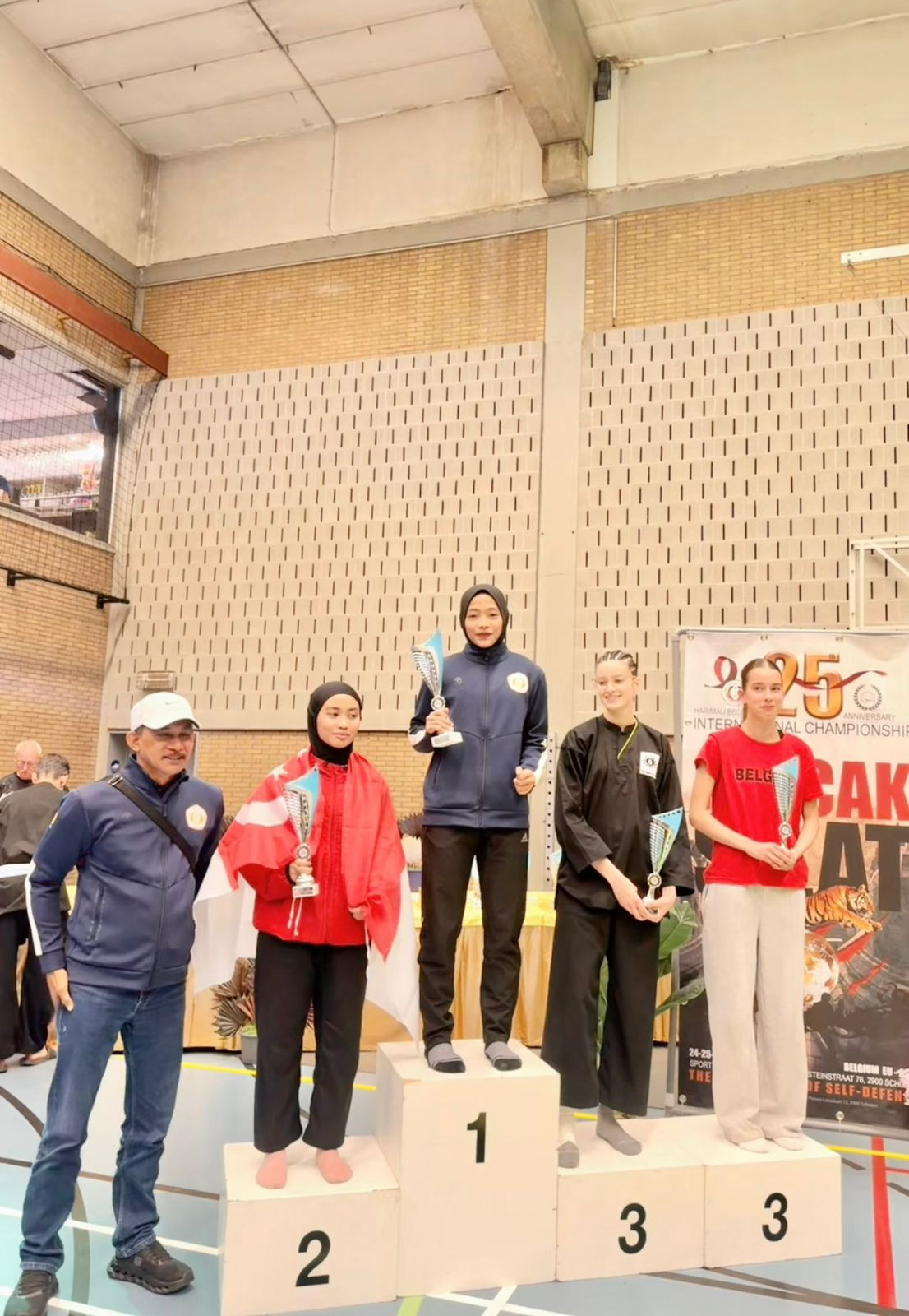 Polri Pimpin Timnas, Pencak Silat Indonesia Borong Emas di Belgia