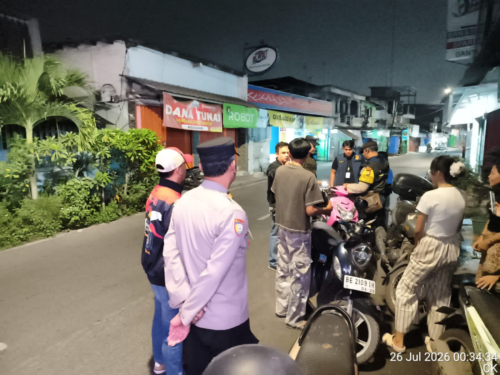 Polsek Cilincing Intensifkan Patroli Malam Cegah Tawuran dan Kejahatan Jalanan