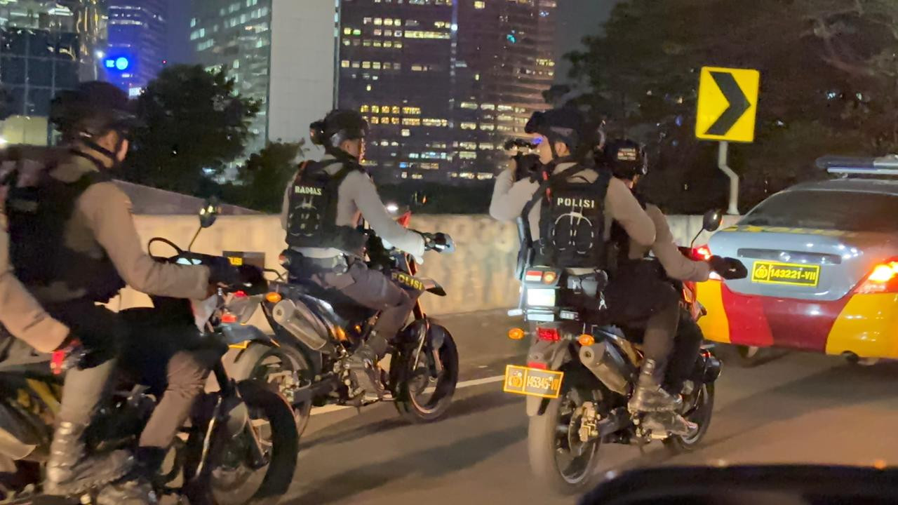 Polda Metro Jaya Gelar Patroli Skala Besar Malam ini di Jakarta Pusat