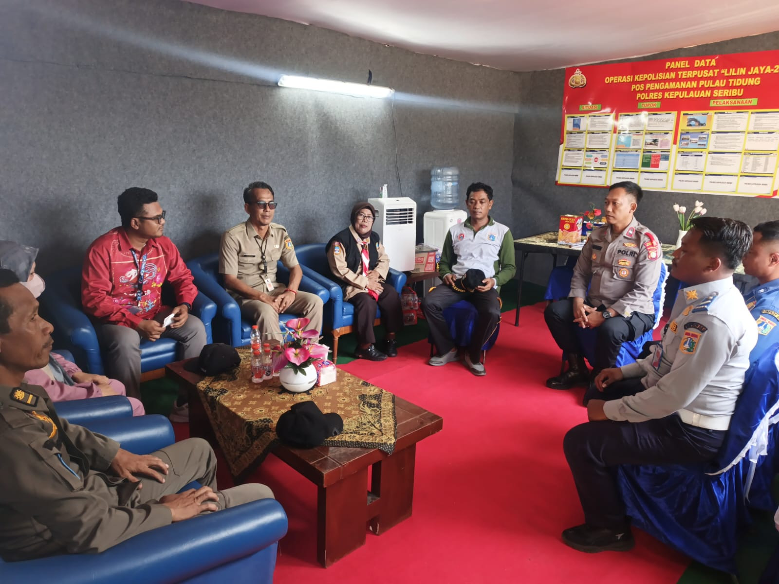 Pos Pengamanan Nataru di Pulau Tidung Hadir Melayani Masyarakat dan Wisatawan