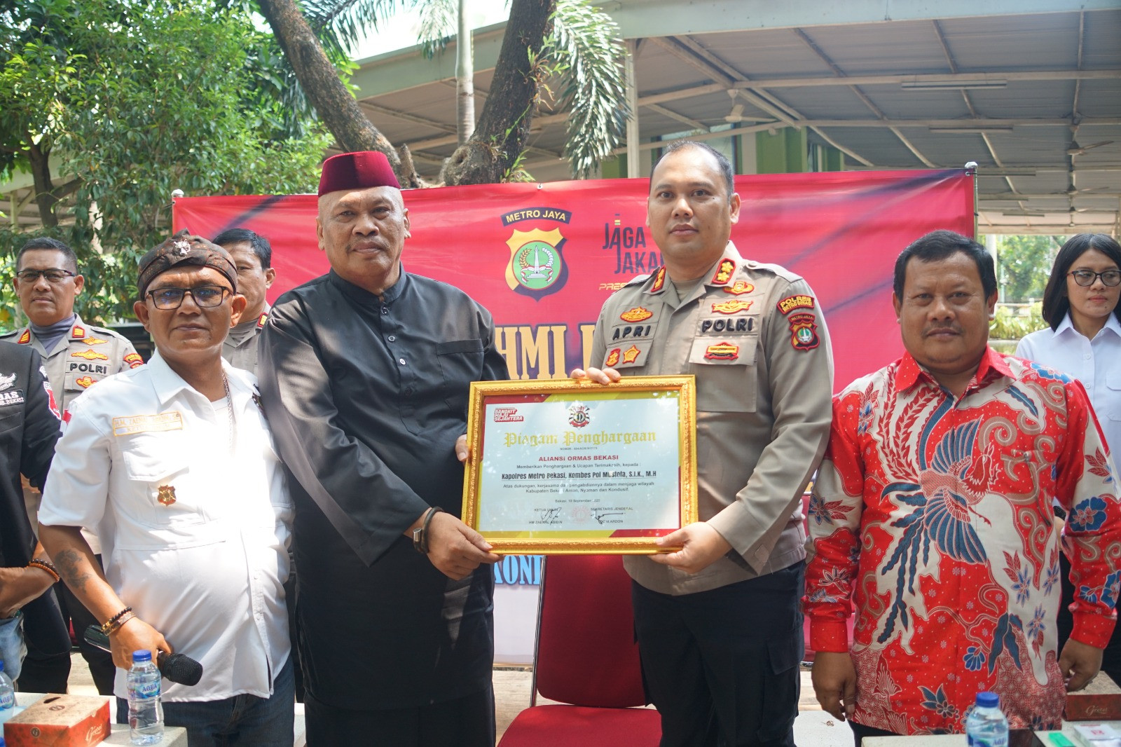 Polres Metro Bekasi Jalin Silahturahmi Kamtibmas Bersama Organisasi Masyarakat Untuk Perkuat Kondusifitas Wilayah