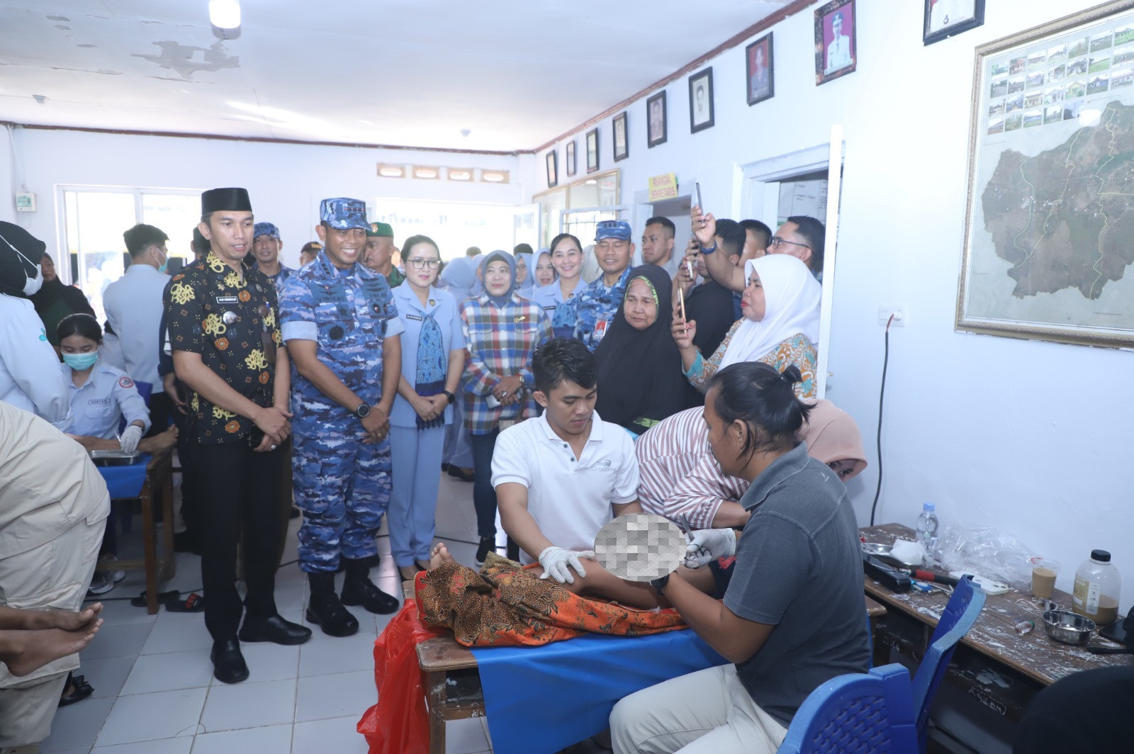 Lanud Sultan Hasanuddin Gelar Khitanan Massal Peringati Hari Bakti ke-79 TNI AU di Takalar