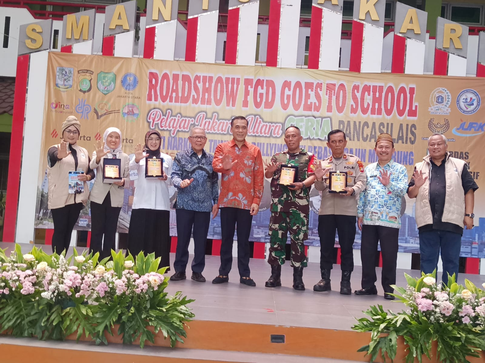 Pelajar  SMA Negeri 14 Jakarta Utara Didorong Jadi Generasi Pancasilais, Roadshow CERIA Resmi Dimulai
