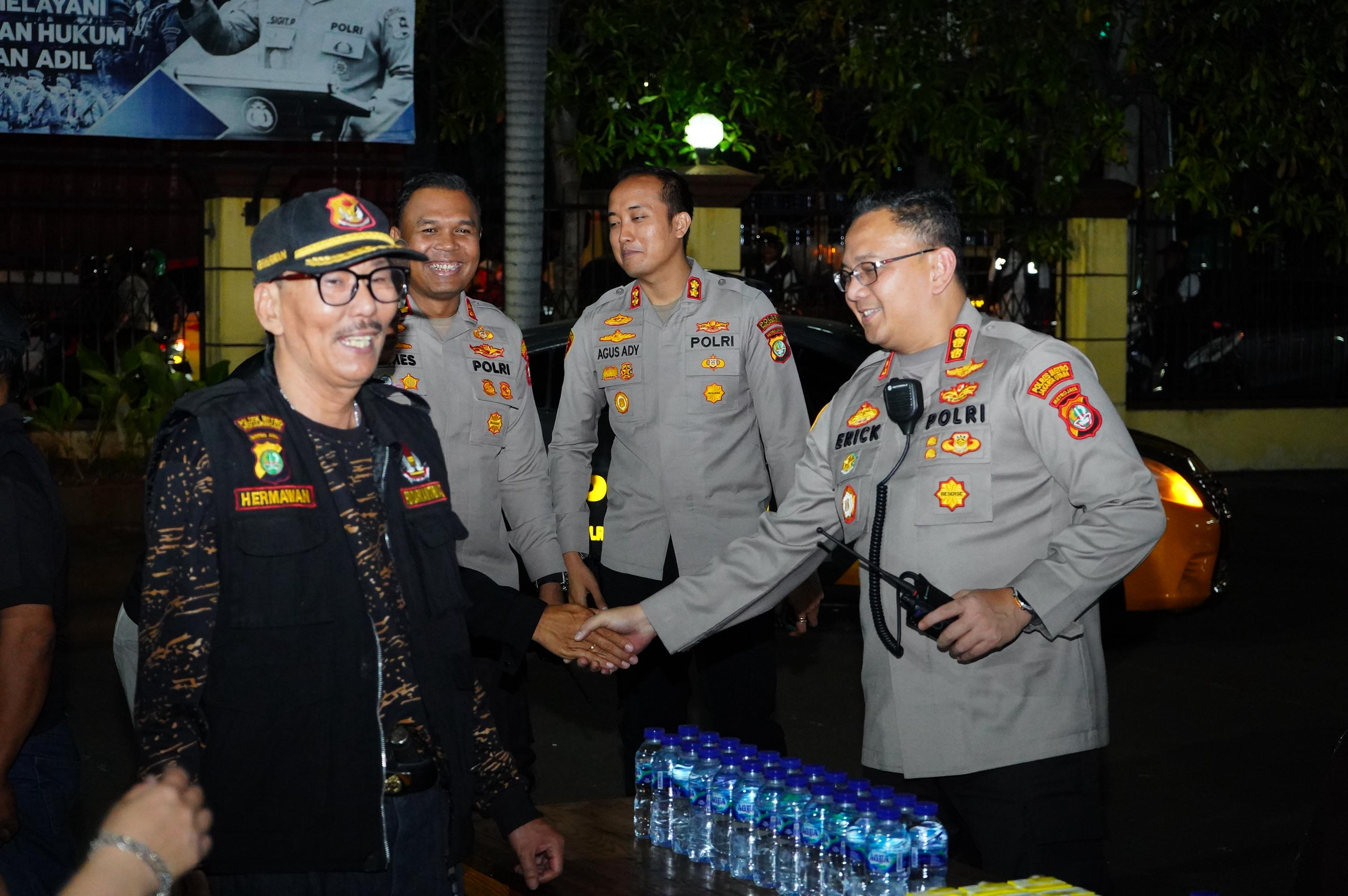 Patroli Skala Besar Polres Metro Jakarta Utara, Sinergi Polri-TNI Jaga Keamanan Kota